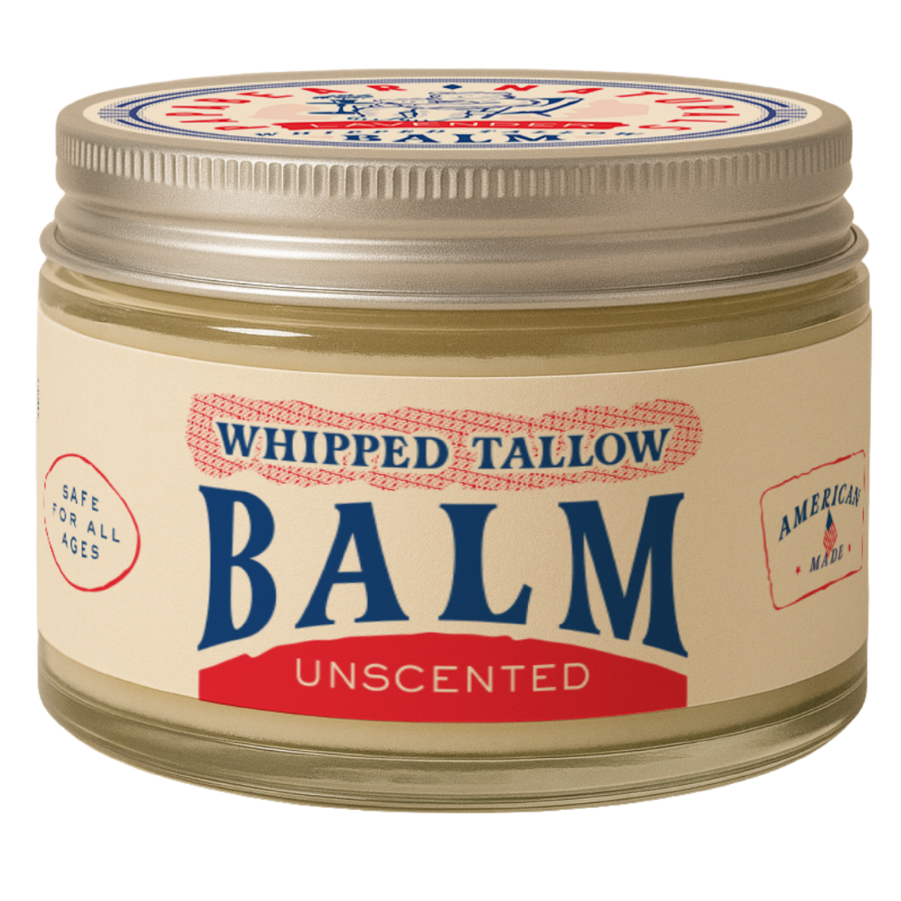 PapaBear Naturals Unscented Papabear Whipped Tallow Balm 6 oz