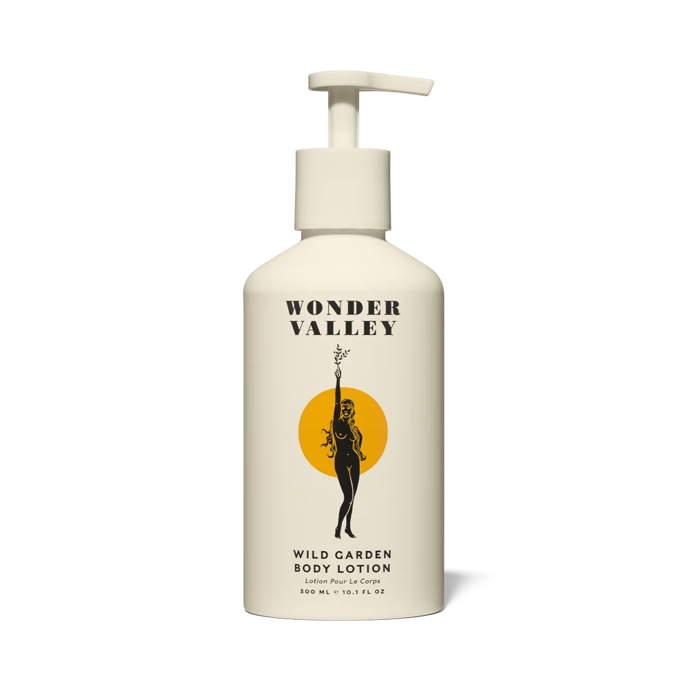 Wonder Valley Wild Garden Body Lotion in a 500 mL (16.7 fl.