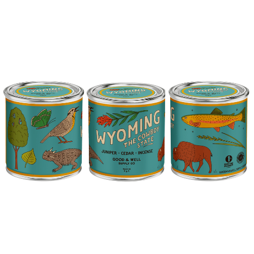 Wyoming State Candle - My American Goods