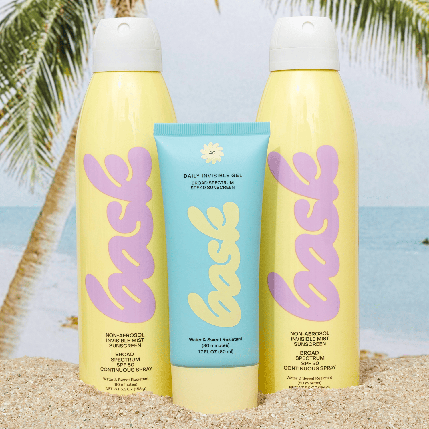 Bask Suncare Sunscreen The Transparent Trio
