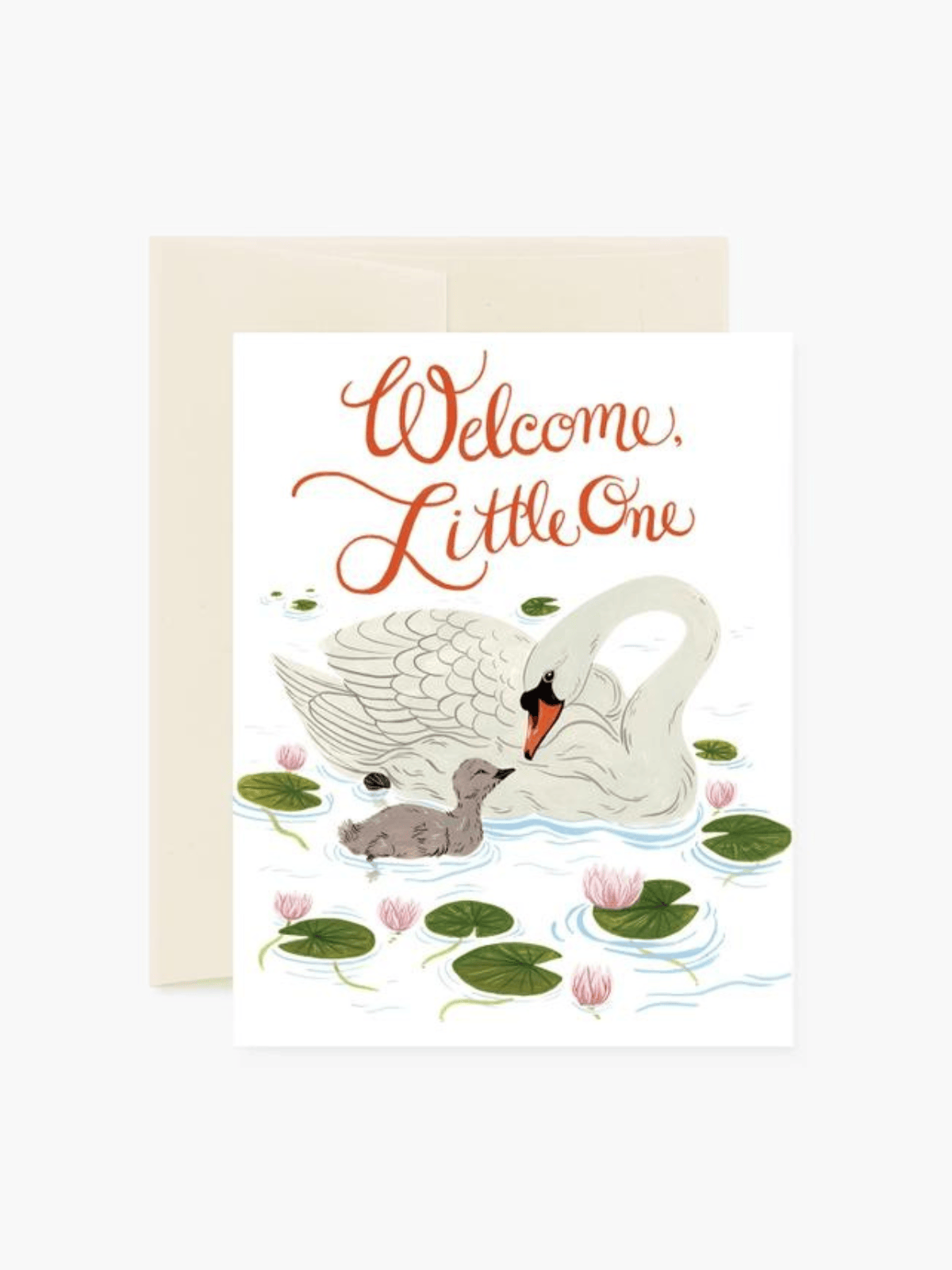 Ash & Rose Greeting & Note Cards Welcome Little One Baby Card
