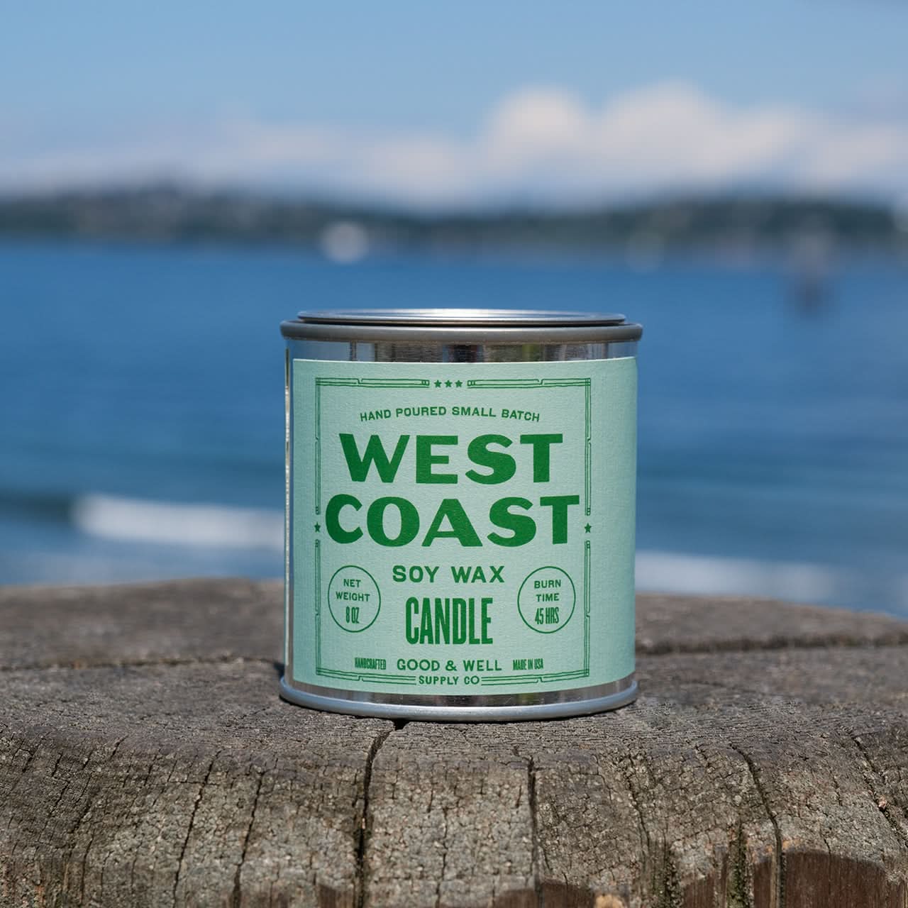 Good & Well Supply Co Candles West Coast Happy Place Candle
