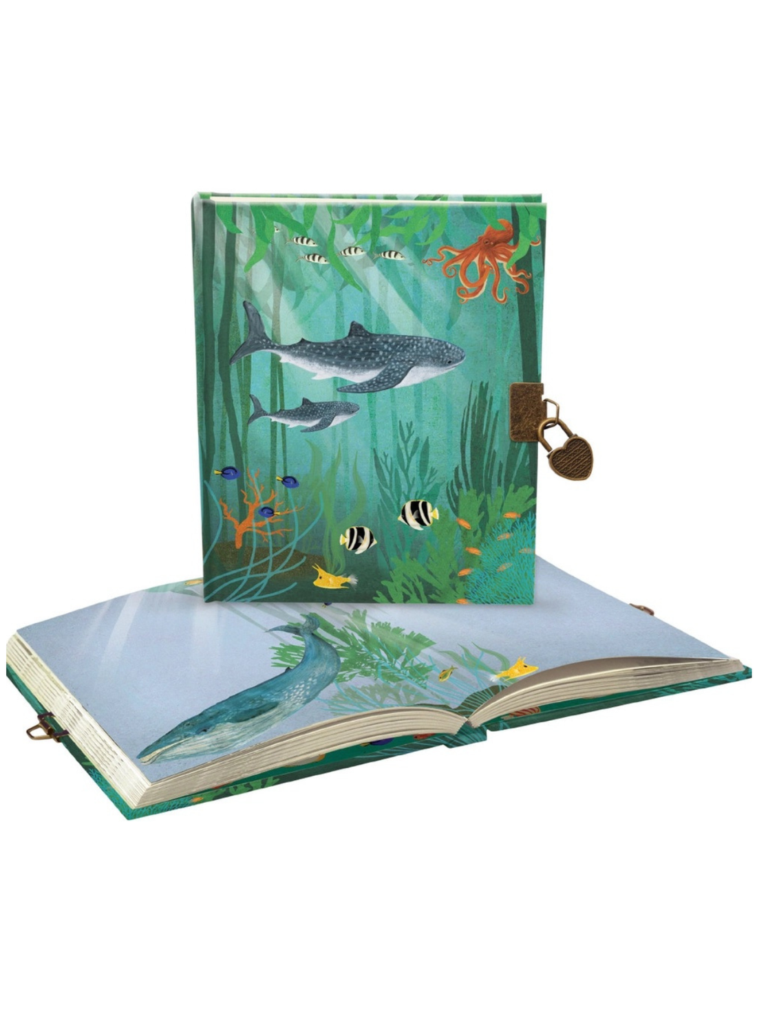Whale Song Lockable Notebook Diary - My American Goods