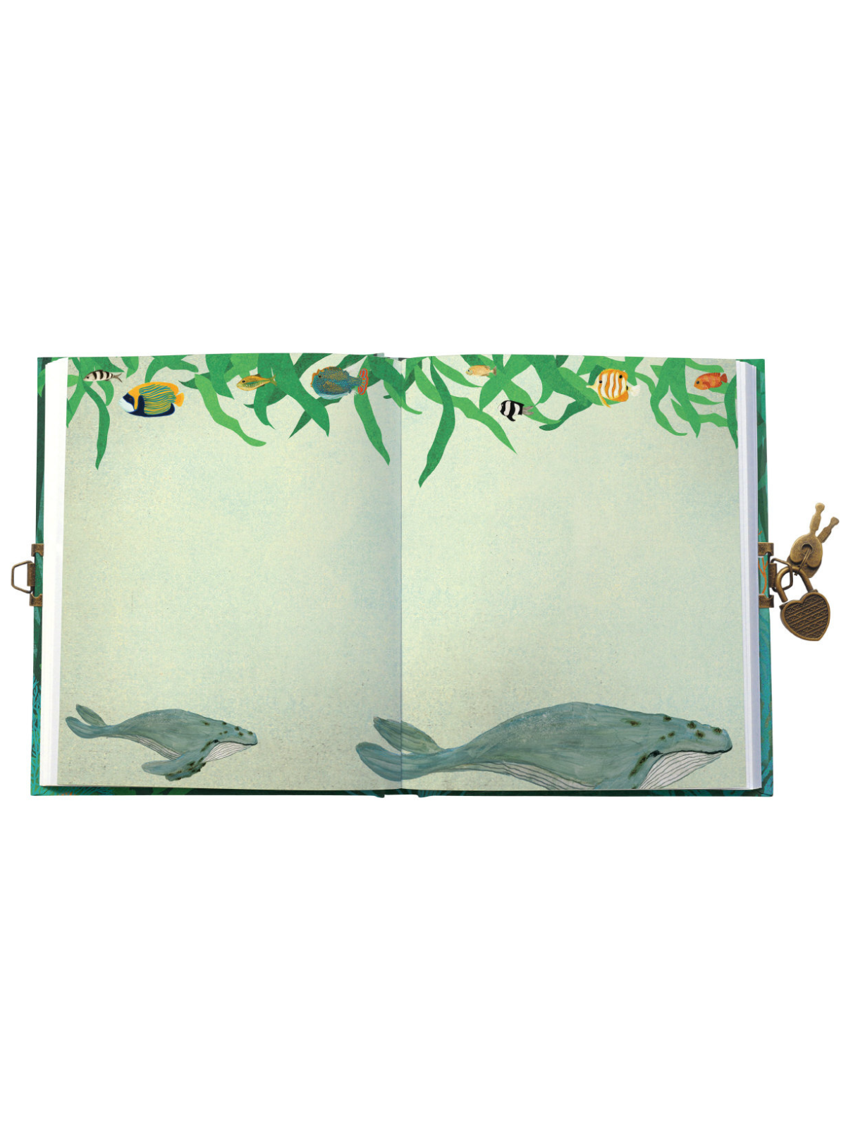 Whale Song Lockable Notebook Diary - My American Goods