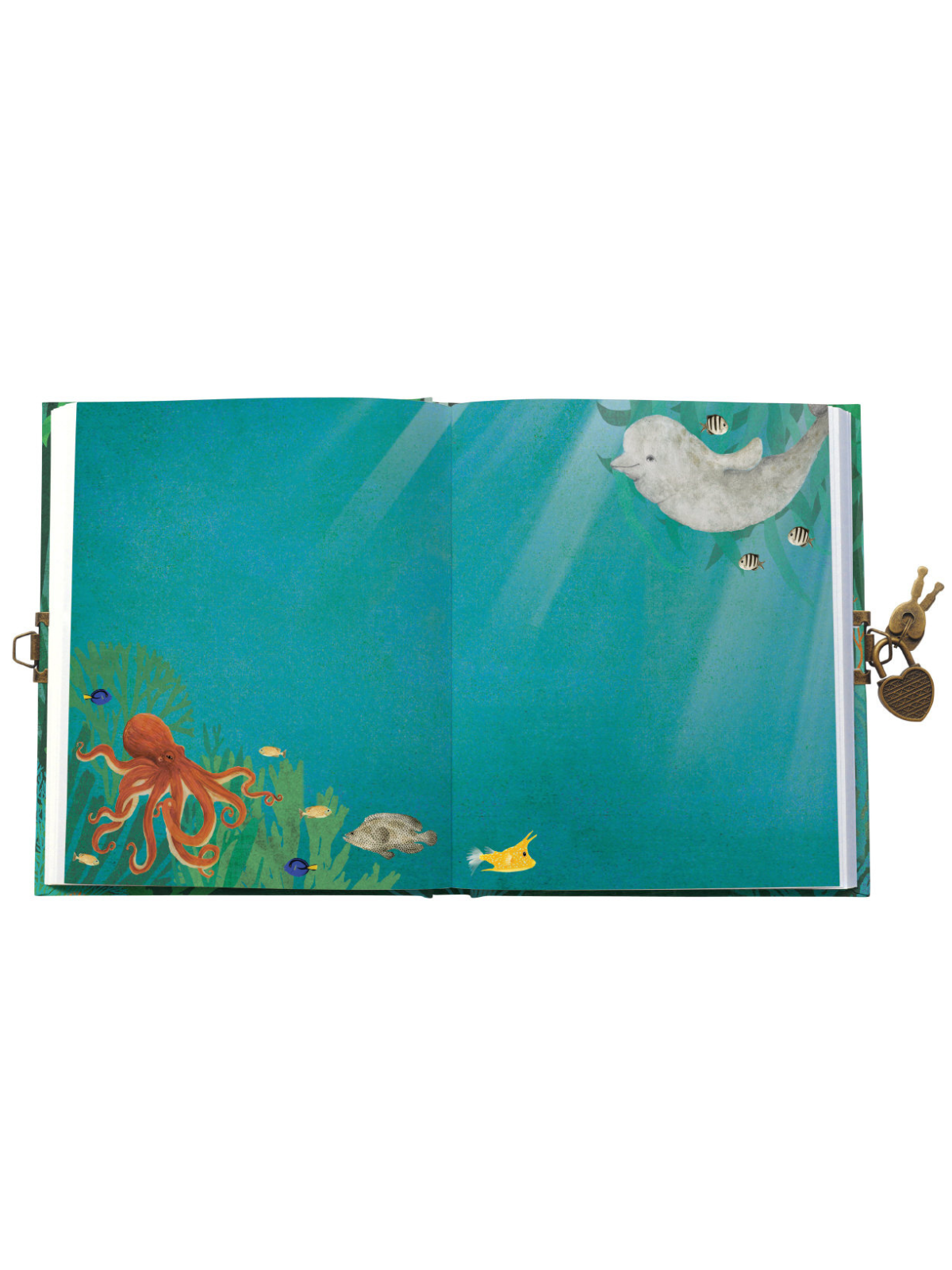 Whale Song Lockable Notebook Diary - My American Goods