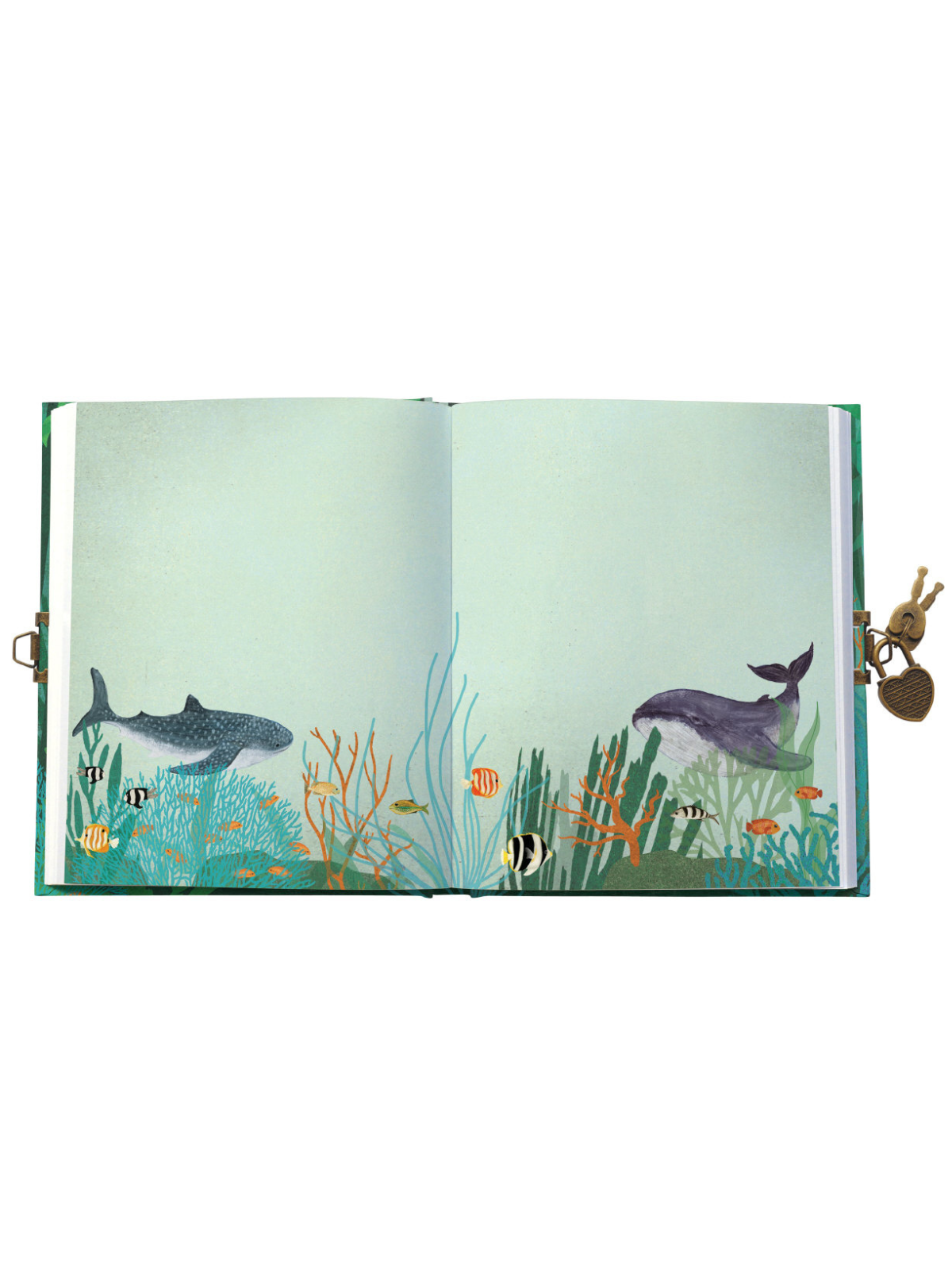 Whale Song Lockable Notebook Diary - My American Goods