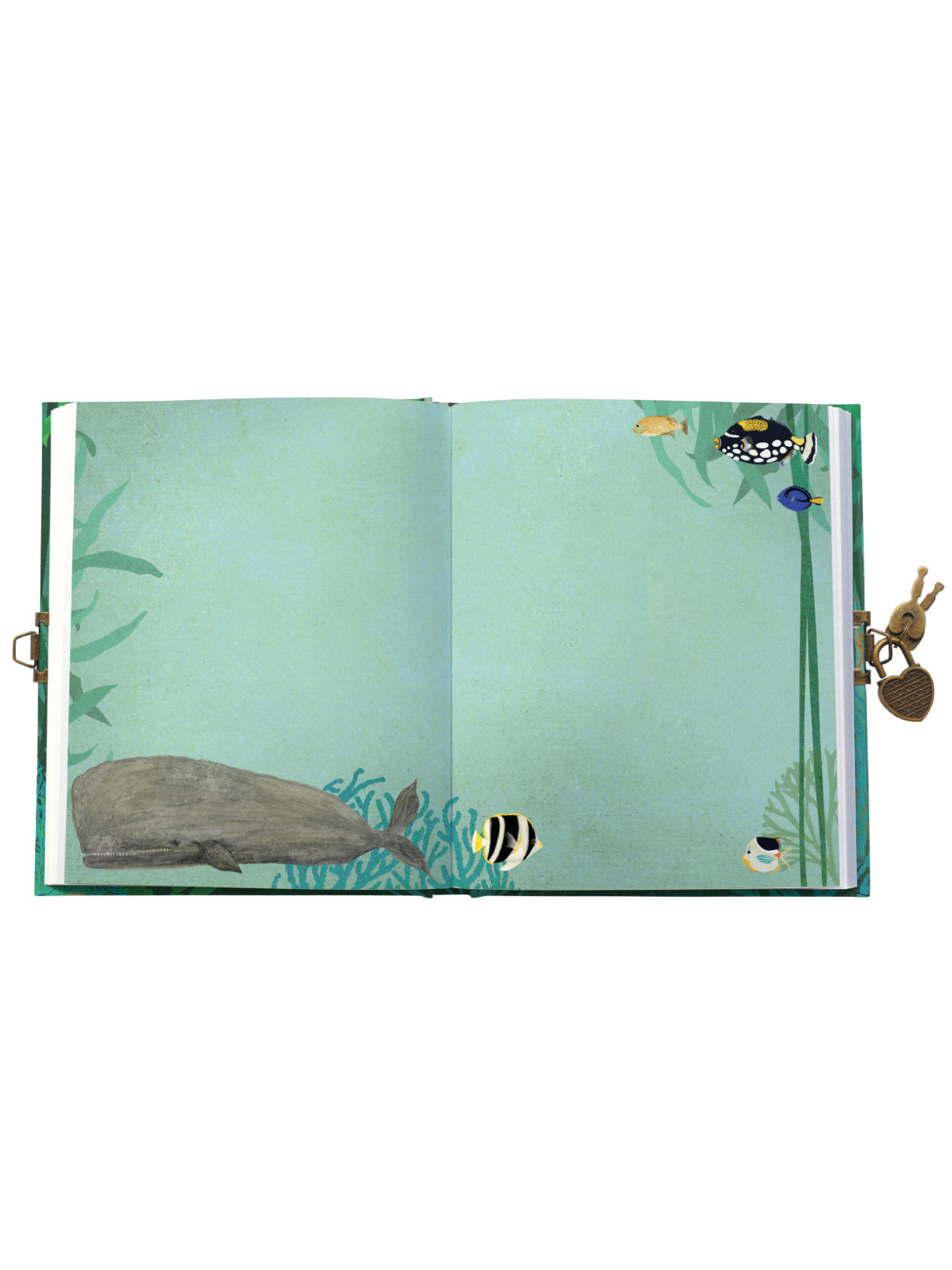 Whale Song Lockable Notebook Diary - My American Goods