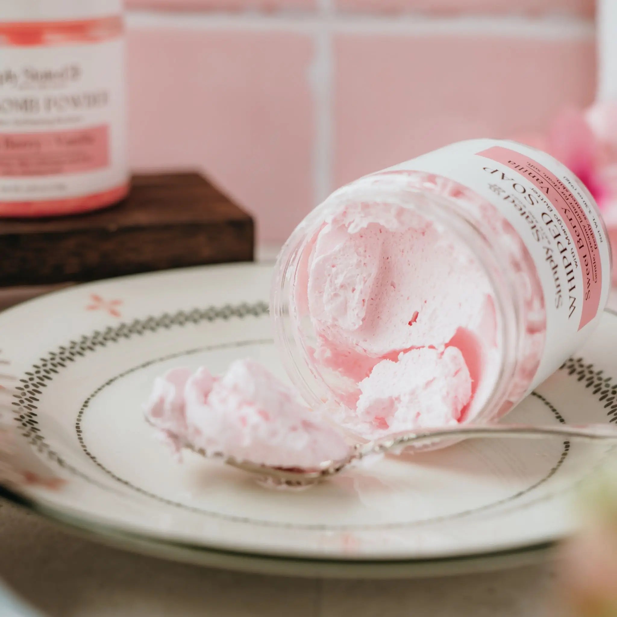 Sweet Berry + Vanilla Whipped Soap