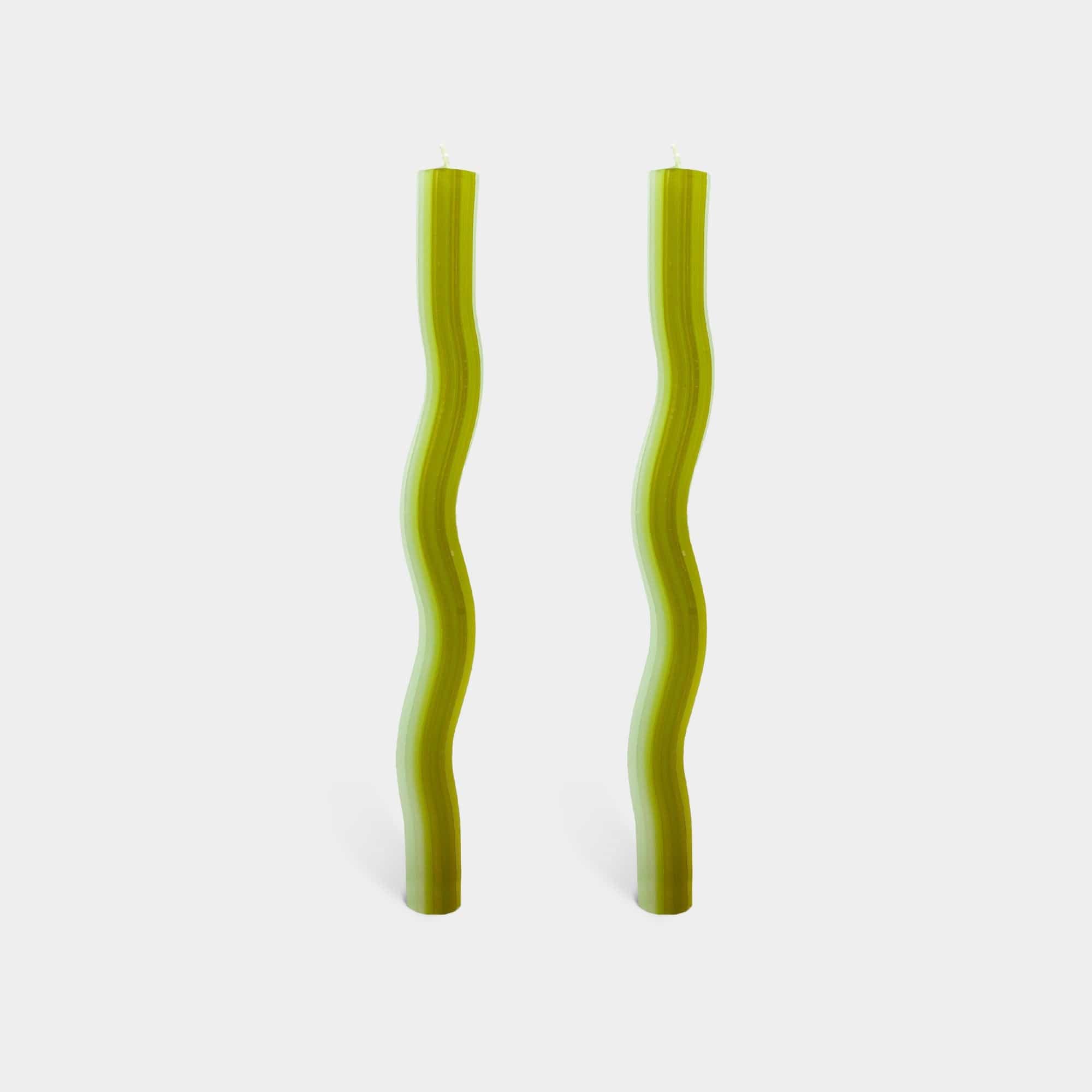 54Celsius Wiggle, Rope & Pivot Candles Wiggle Candles - Green (2 pack)