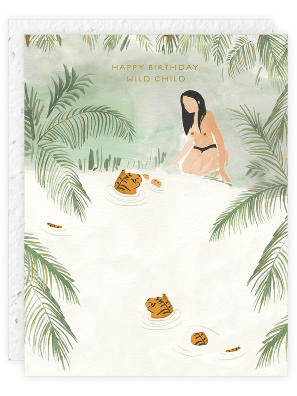 Ash & Rose Greeting & Note Cards Wild Child - Seeded Birthday Card