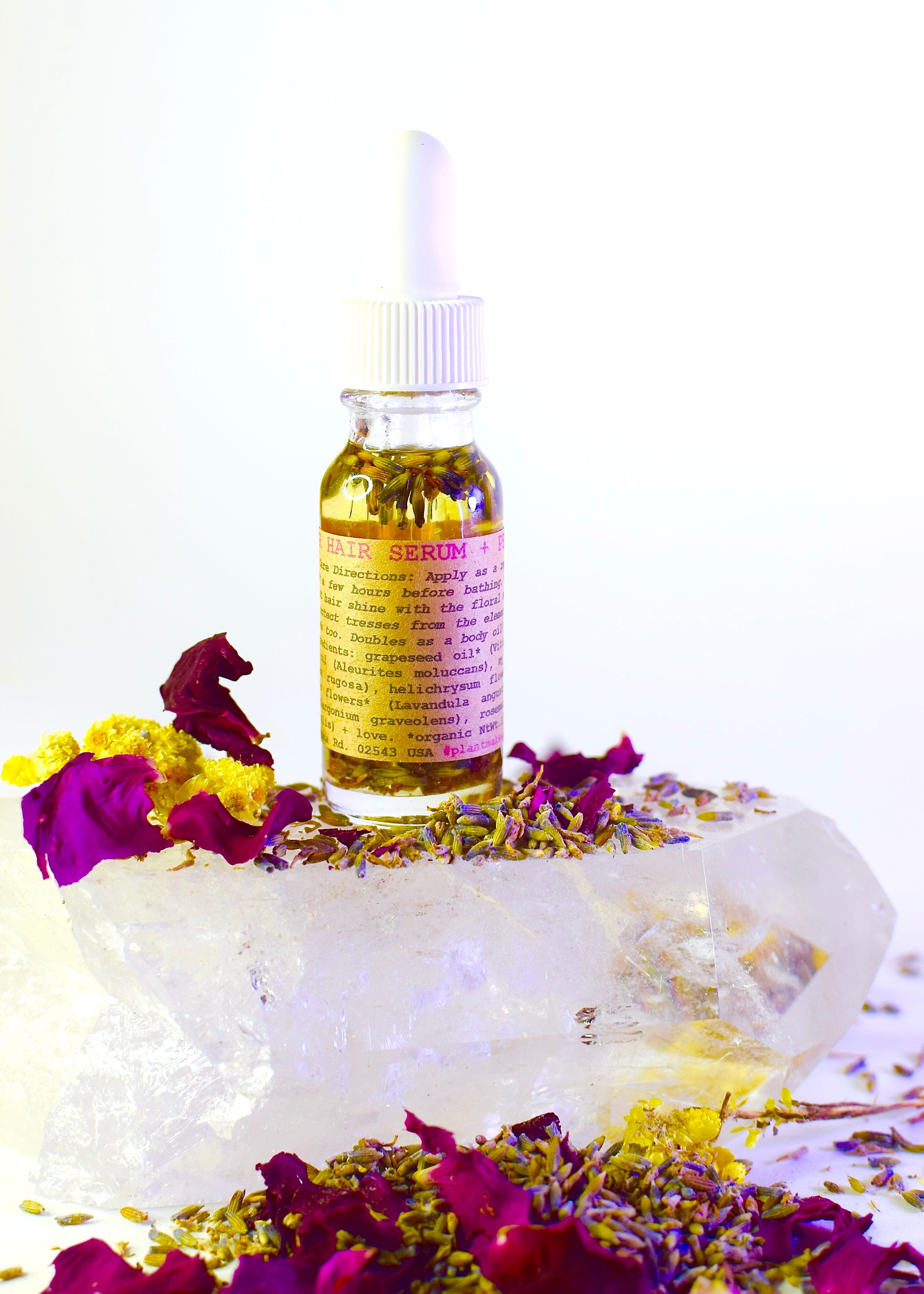 plant makeup Wild Flower Hair Serum