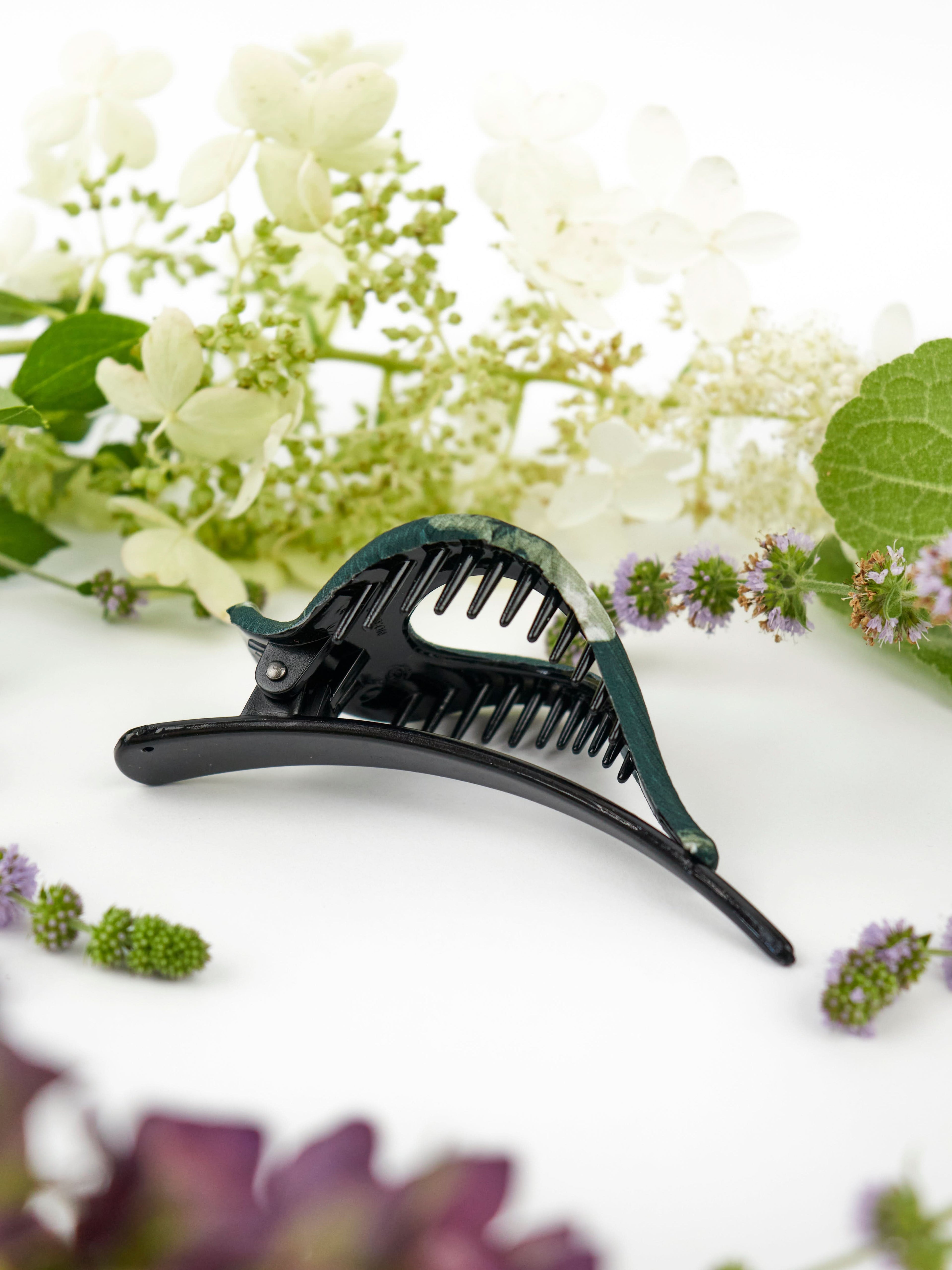 Winter Rose Arc Hair Clip - My American Goods