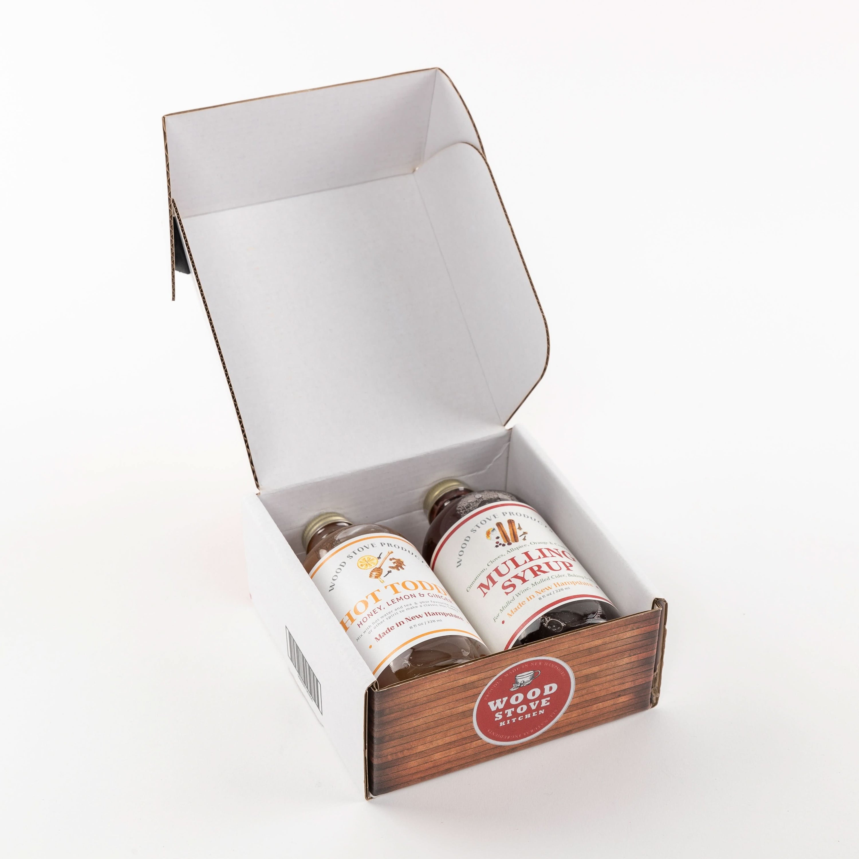 Wood Stove Kitchen Cocktail and Drink Mixers Winter Survival Kit - One Each, 8 fl oz Hot Toddy & Mulling Syrup