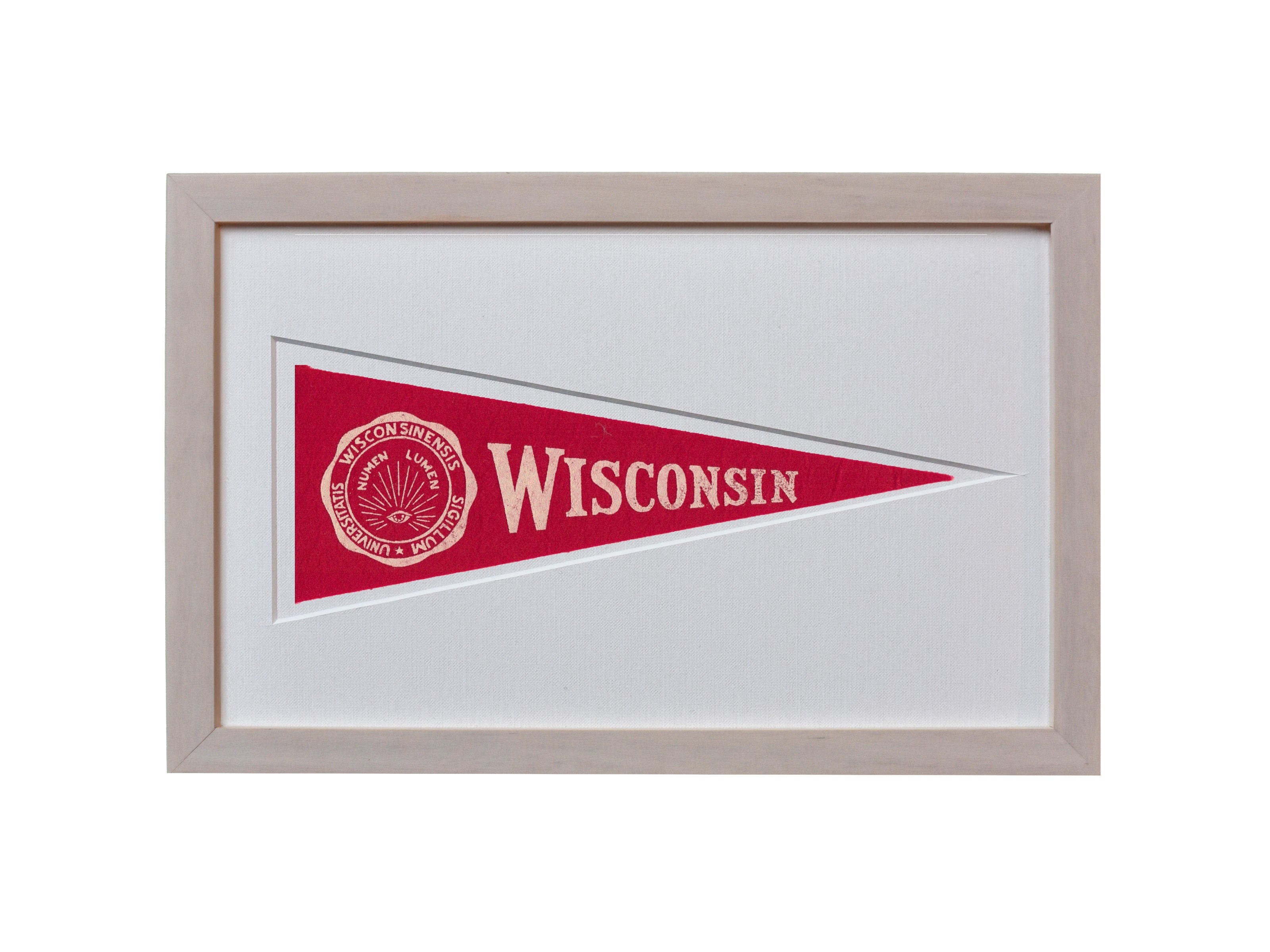 Vintage Wisconsin Hormel Pennant - My American Goods