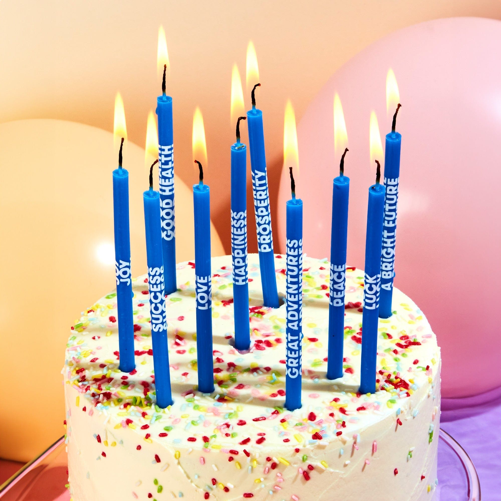 Wishing You: Birthday Candles - Blue - My American Goods