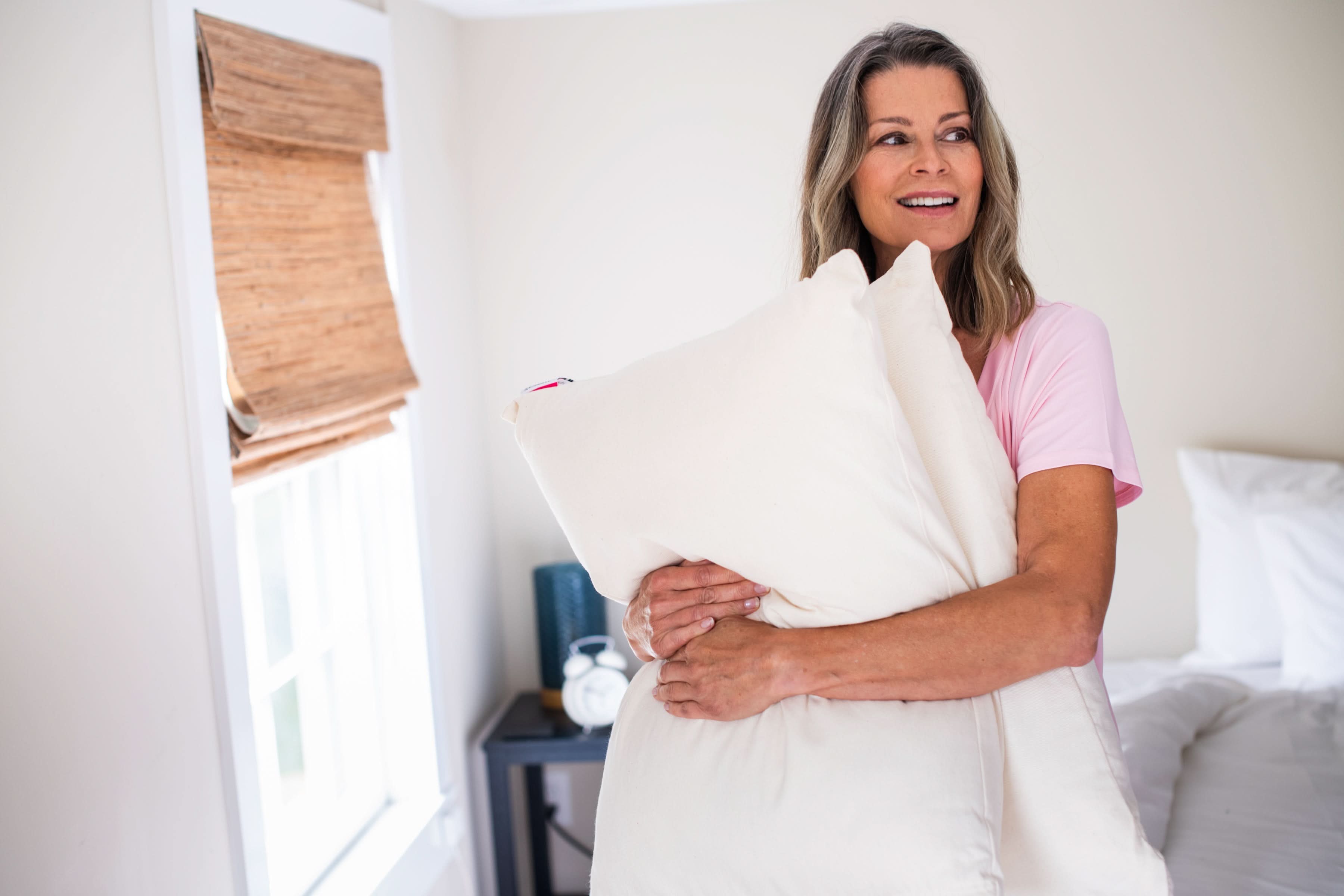 Natural Cotton Pillow With Wool Filling - My American Goods