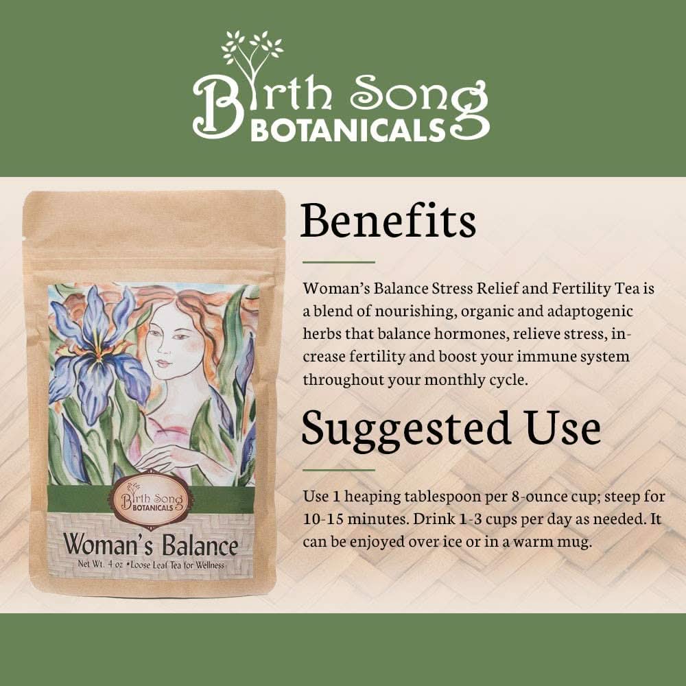 Woman’s Balance Herbal Tea – Organic Botanical Blend - My American Goods