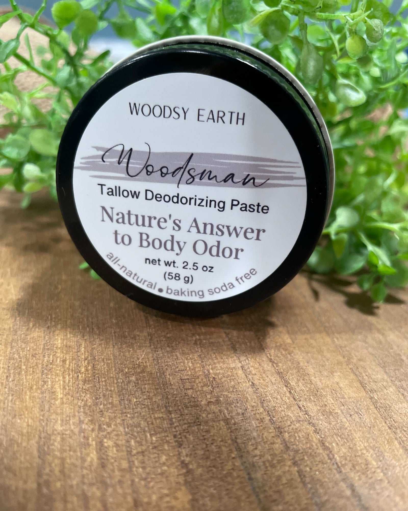 Woodsy Earth Deodorant Paste The woodsman Deodorizing Paste – Natural Aluminum-Free Cream Deodorant
