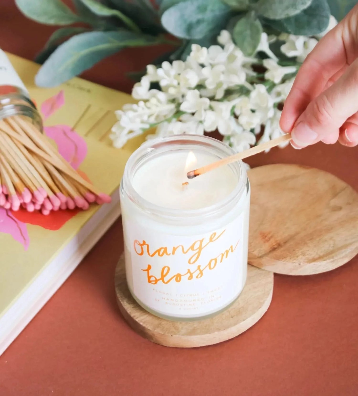 Orange Blossom - 8oz Soy Candle - My American Goods
