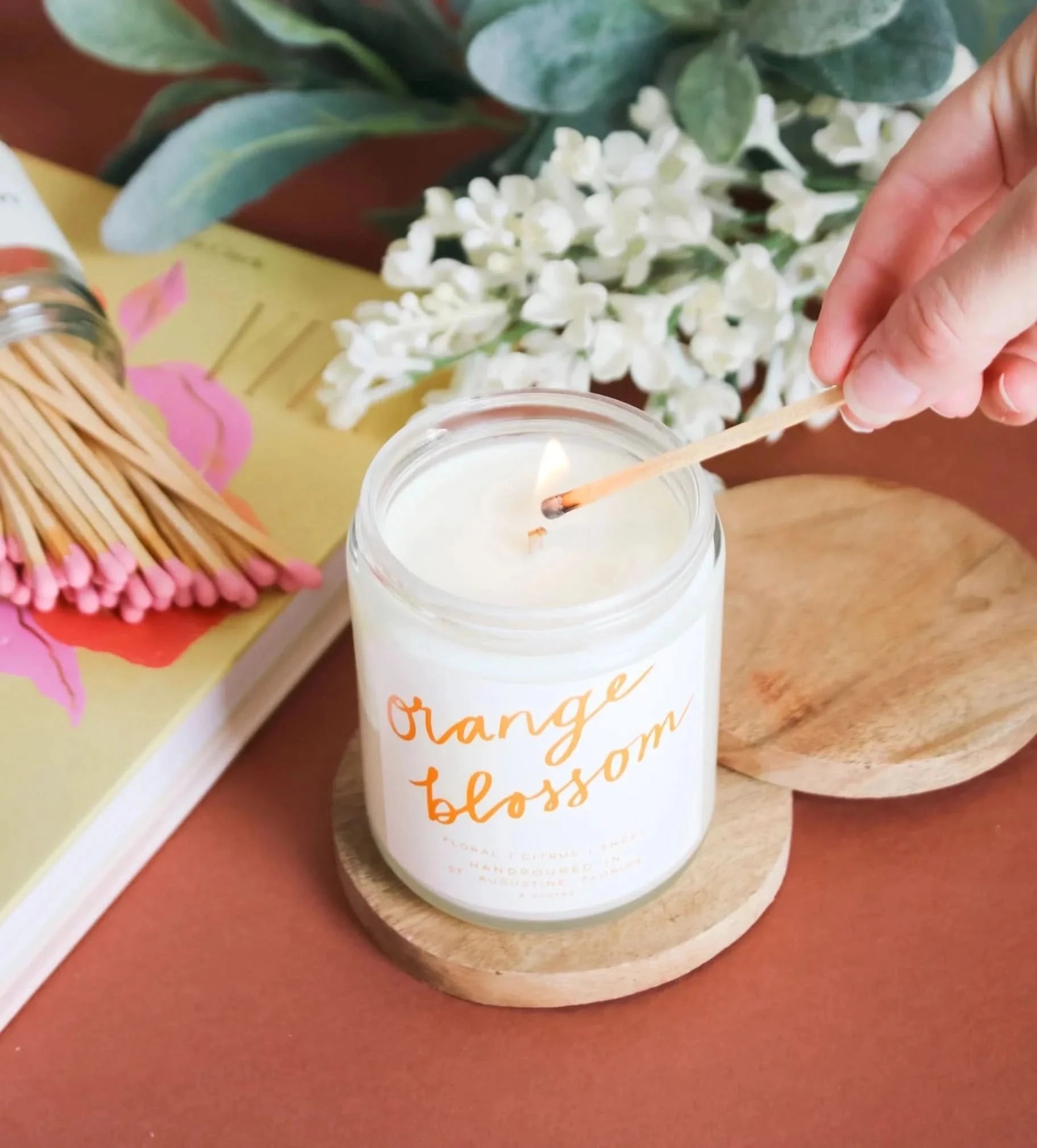 Orange Blossom - 8oz Soy Candle - My American Goods