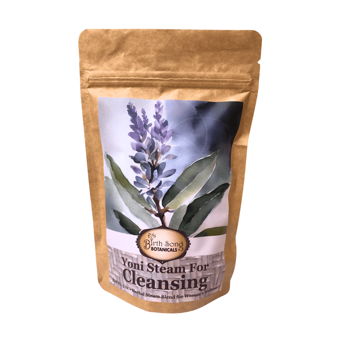Birth Song Botanicals Co. Yoni steam Yoni Steam for Cleansing- Vaginal Steaming Herbs, Womb Blessing and Purify Herbs for V Steaming, Organic Herbal Blend For Uterine Wellness* 3 oz.
