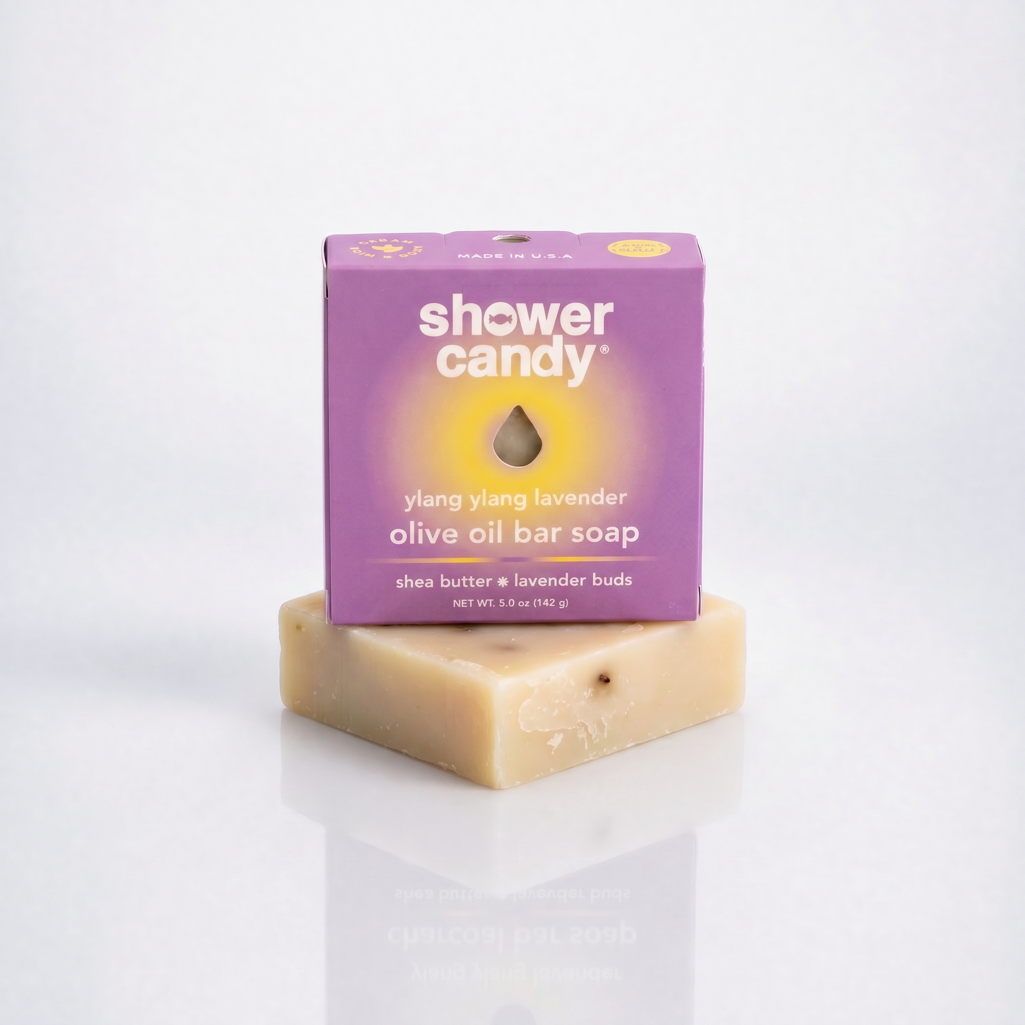 Ylang Ylang Lavender Olive Oil Soap | Shower Candy
