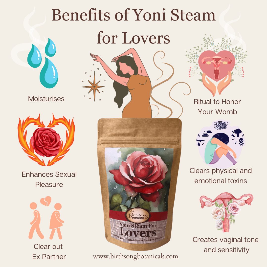 Birth Song Botanicals Co. Yoni steam Yoni Steam for Lovers