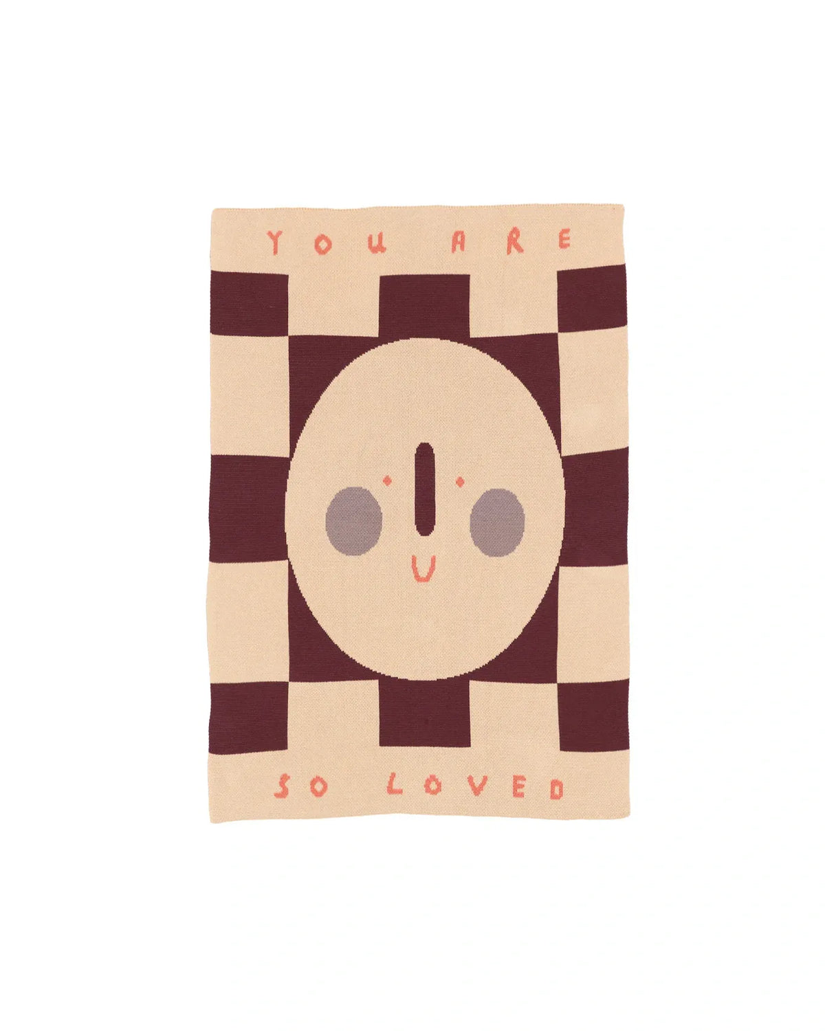 Biquette Mini Blanket Hearth in Egyptian Cotton You Are So Loved - Baby & Kid&