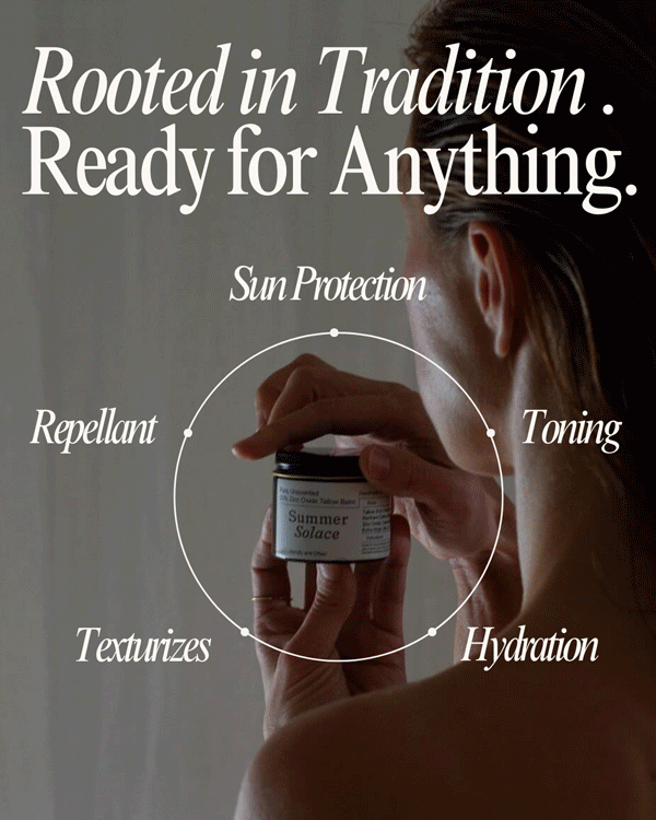 23% Non-Nano Zinc Tinted Tallow Balm | Tinted and Scented - My American Goods