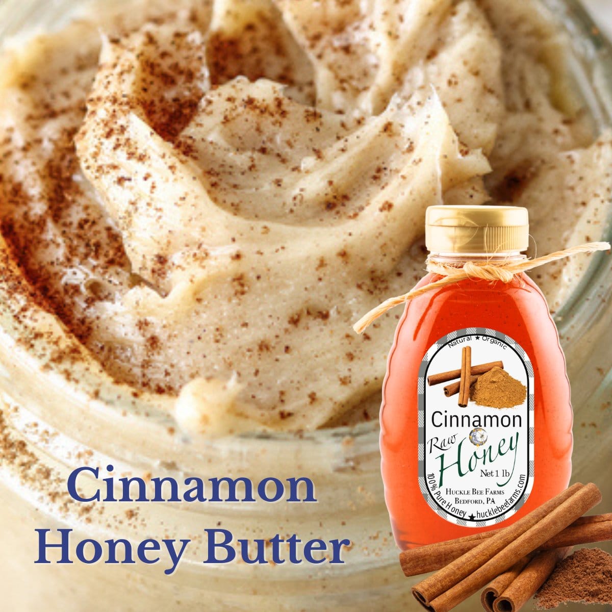 Huckle Bee Farms LLC Honey A Fall Favorite Cinnamon Infused Honey