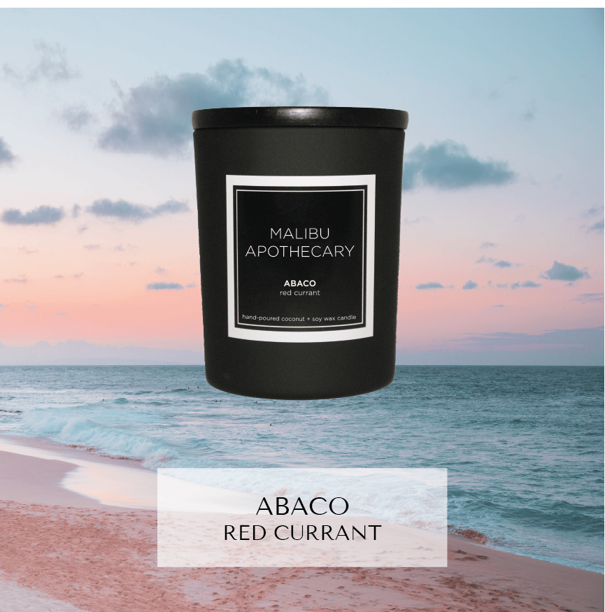 Malibu Apothecary Candle Abaco Mini Matte Black Candle