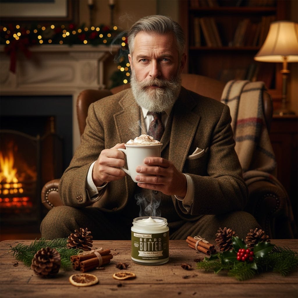 Natural Beard Butter for Men Tobacco Vanilla | All-Natural Beard & Skin Care