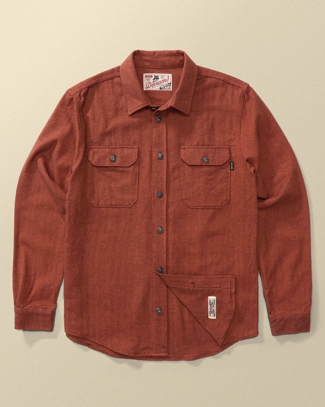 Alder Long Sleeve Flannel Shirt - My American Goods