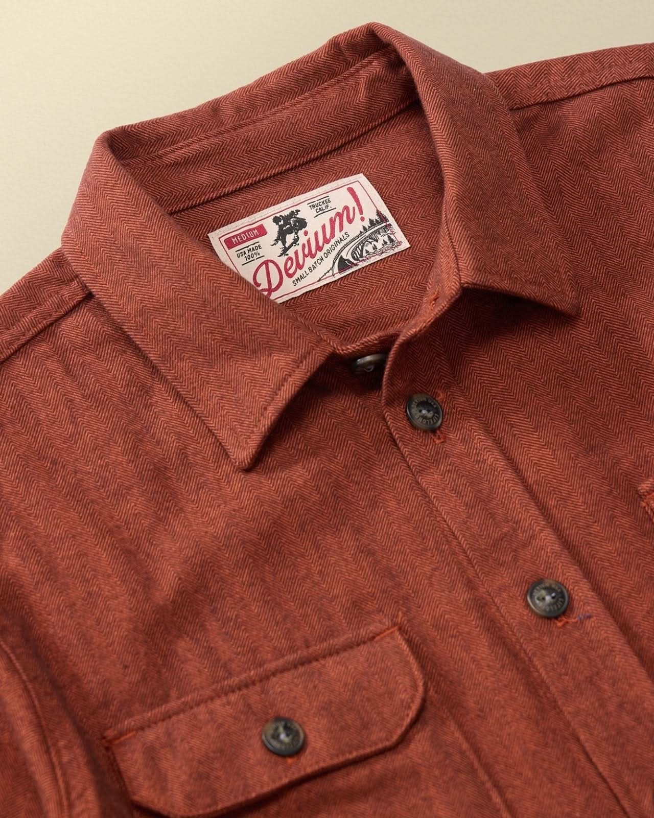 Alder Long Sleeve Flannel Shirt - My American Goods