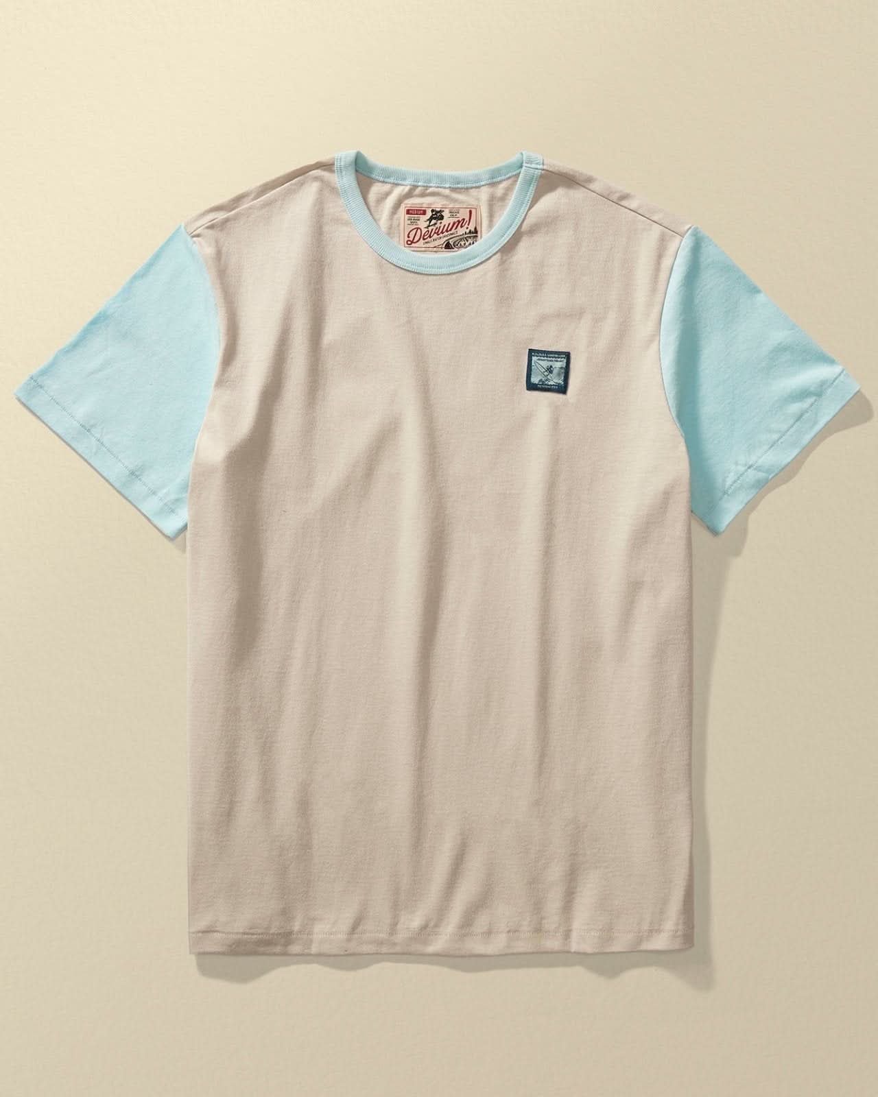 Devium Sky Blue / S Americana Vintage Tee - Russell Surfboards x Devium