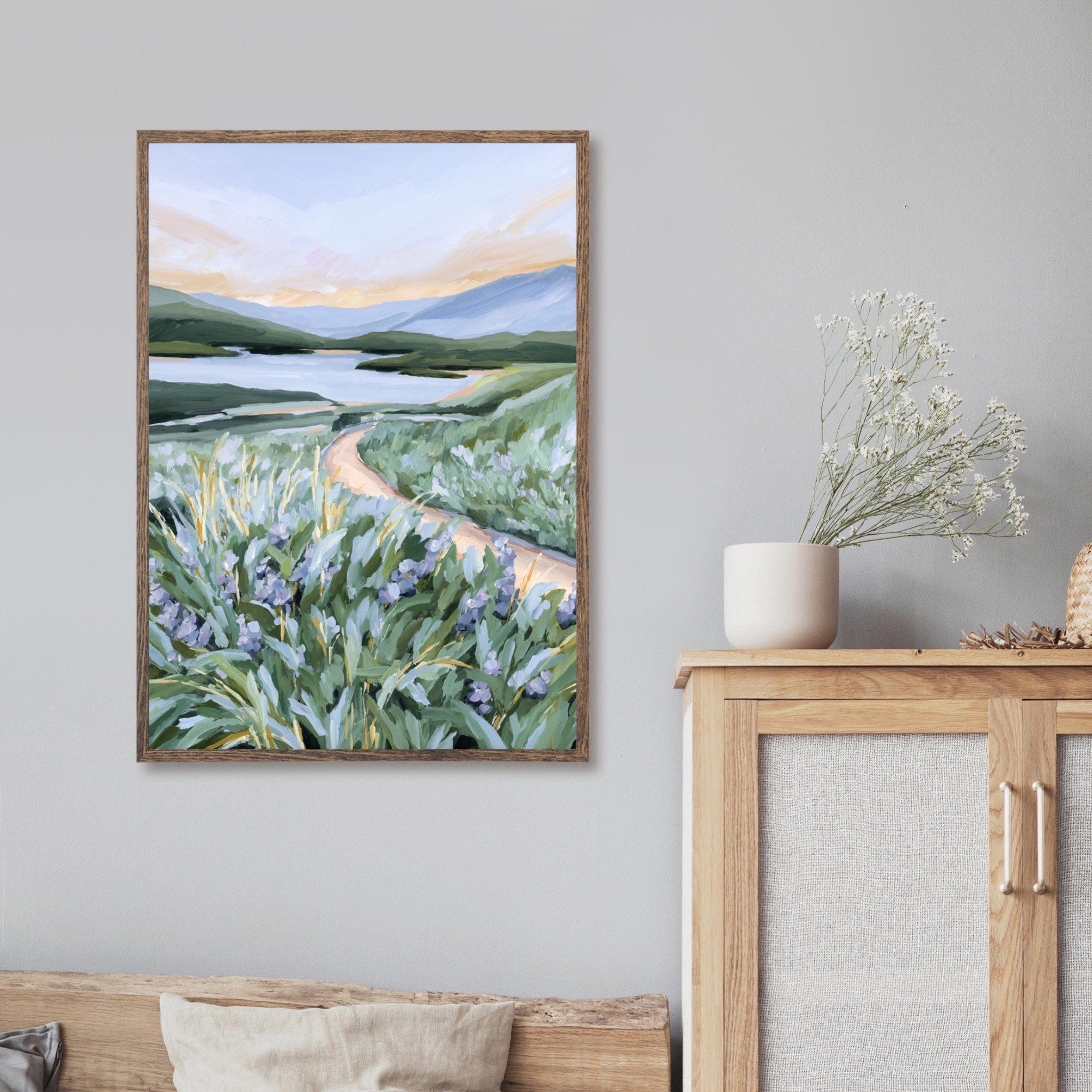 Katie Garrison Art Print "Among the Wildflowers" Art Print