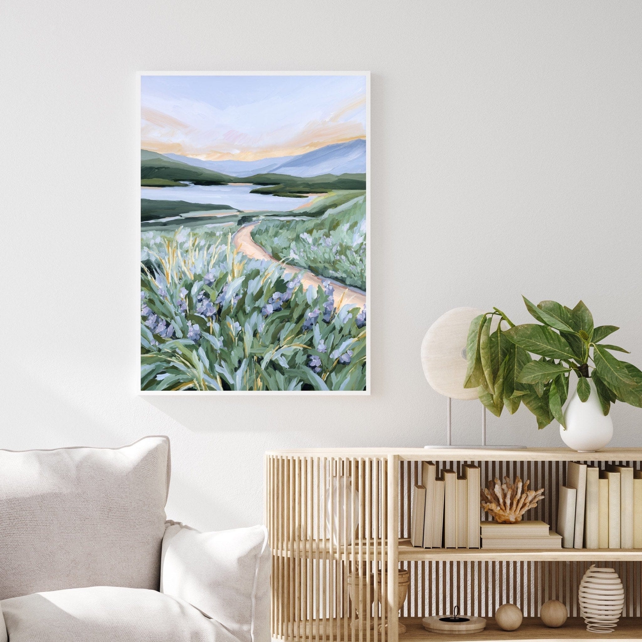 Katie Garrison Art Print "Among the Wildflowers" Art Print