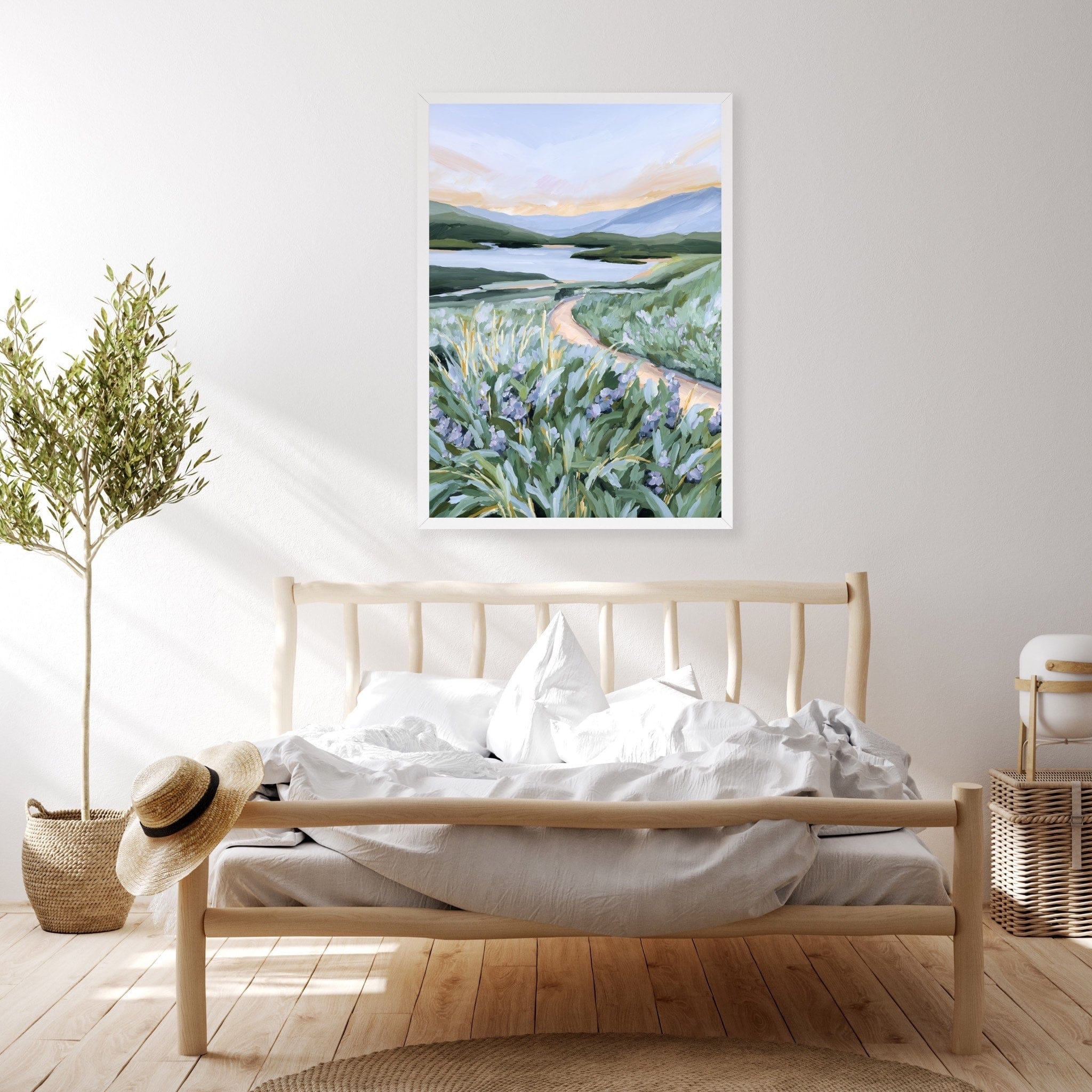 Katie Garrison Art Print "Among the Wildflowers" Art Print