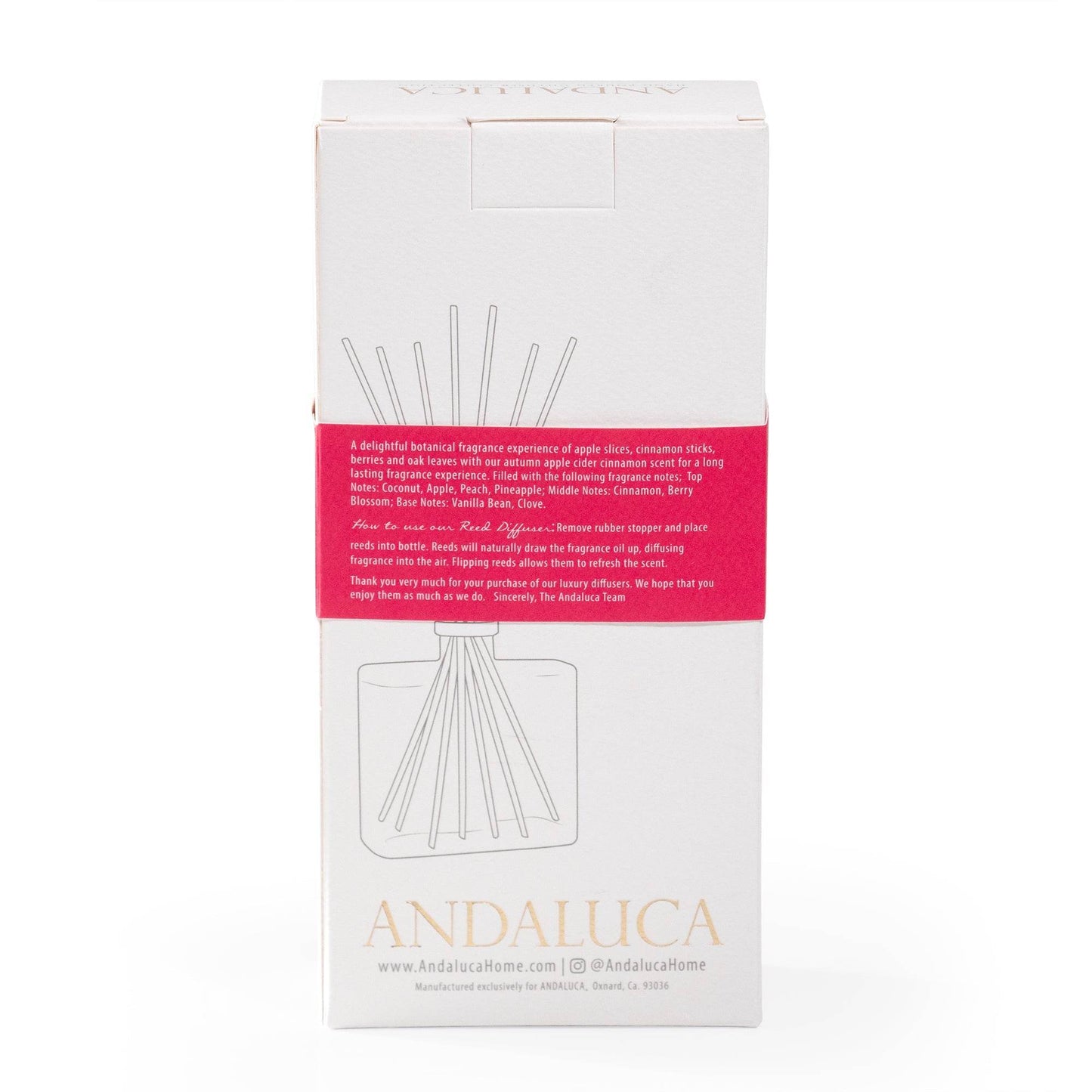 Apple Cider Cinnamon Reed Diffuser - My American Goods