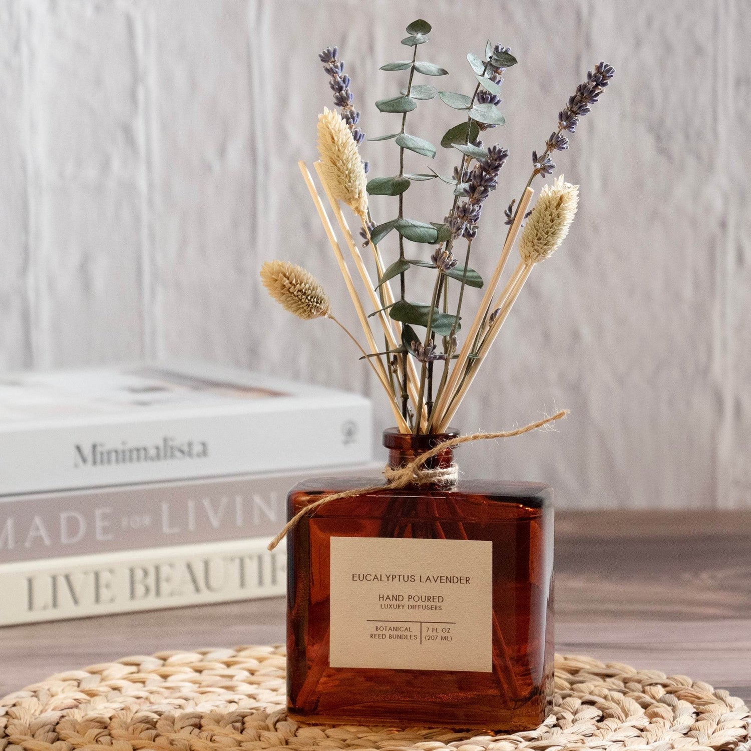 Eucalyptus Lavender Bouquet Reed Bundle Fragrance Diffuser - My American Goods