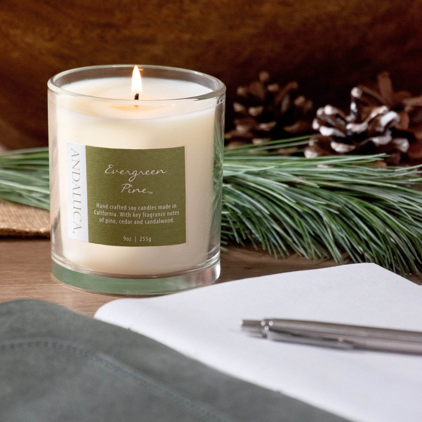 Evergreen Pine 9oz Candle - My American Goods