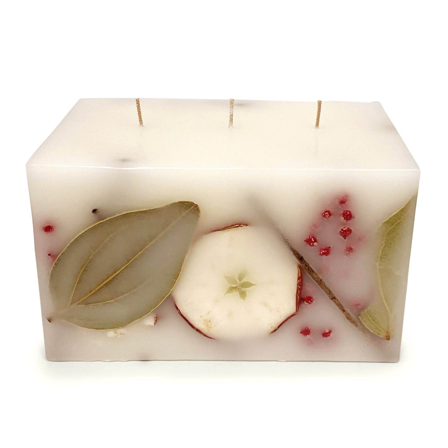 Harvest Cider 3 Wick Brick Botanical Candle - My American Goods