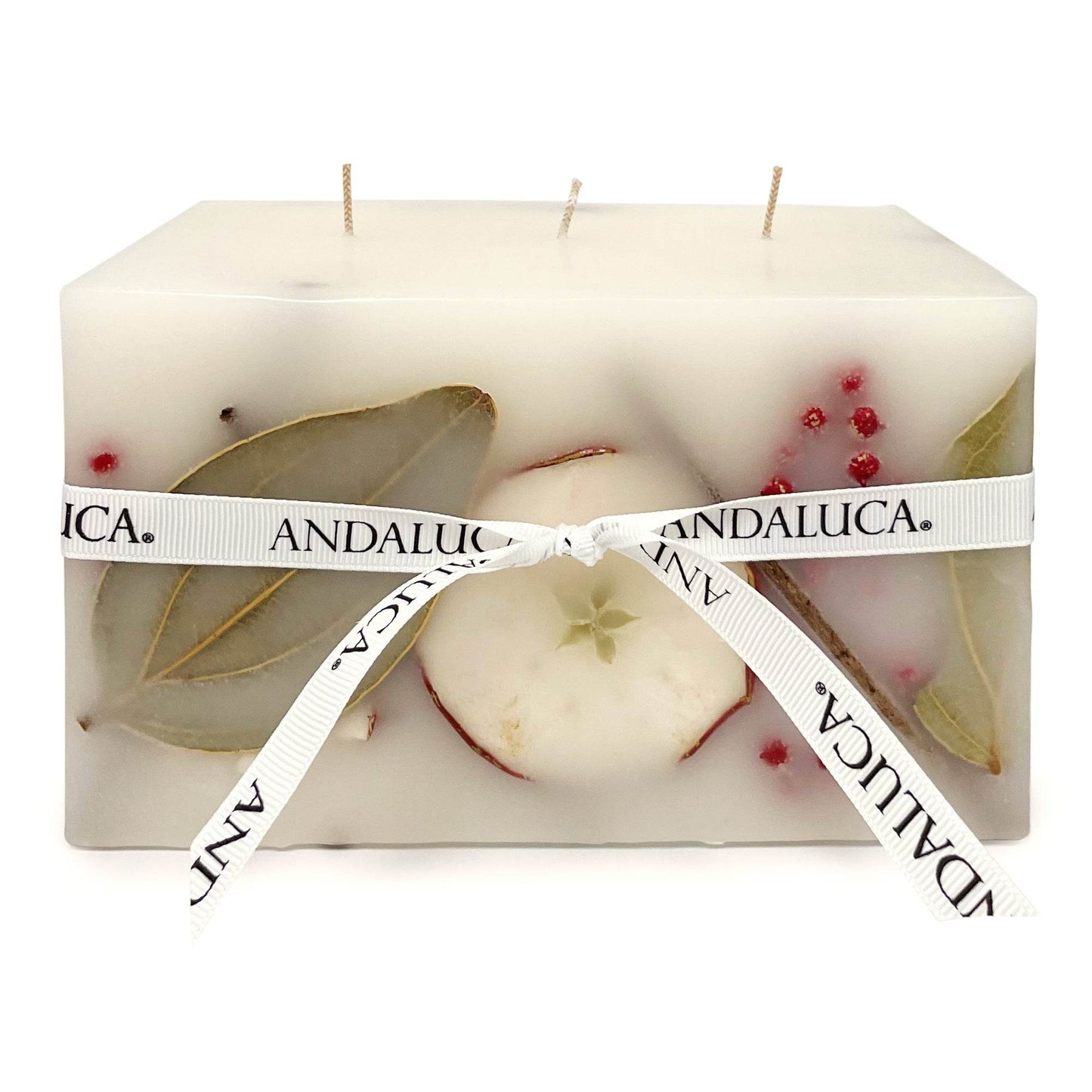 Harvest Cider 3 Wick Brick Botanical Candle - My American Goods