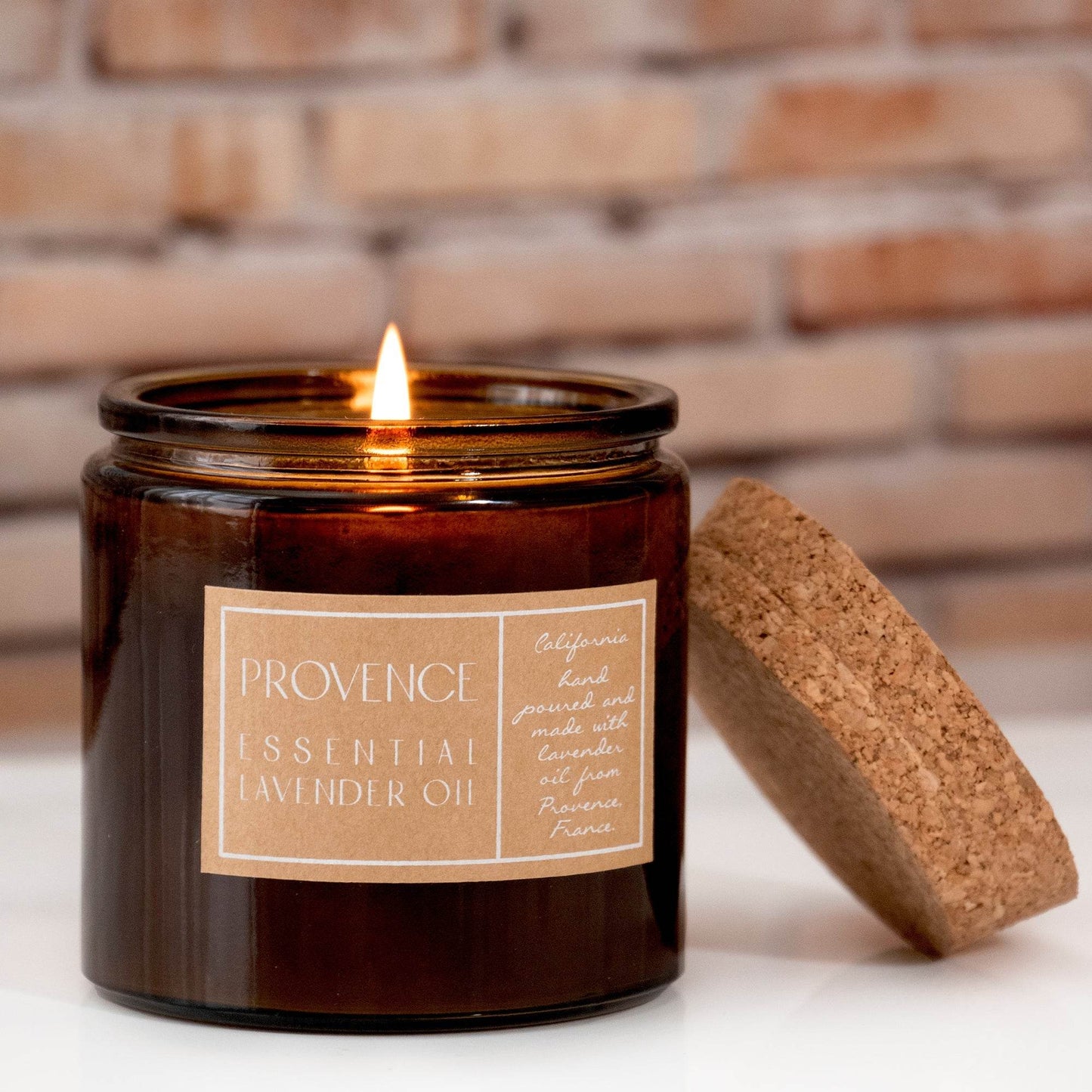 Lavender Essential Oil 10 oz Aromatherapy Candle - My American Goods