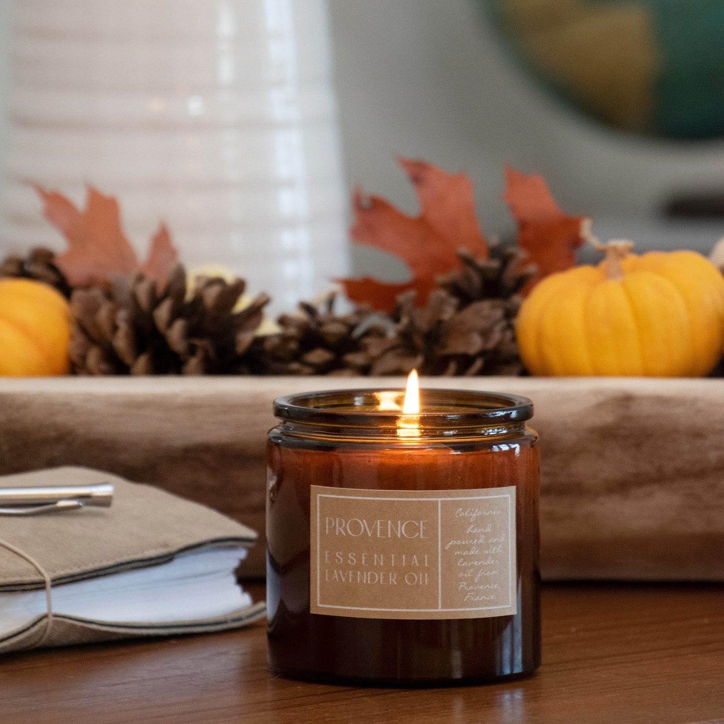 Lavender Essential Oil 10 oz Aromatherapy Candle - My American Goods
