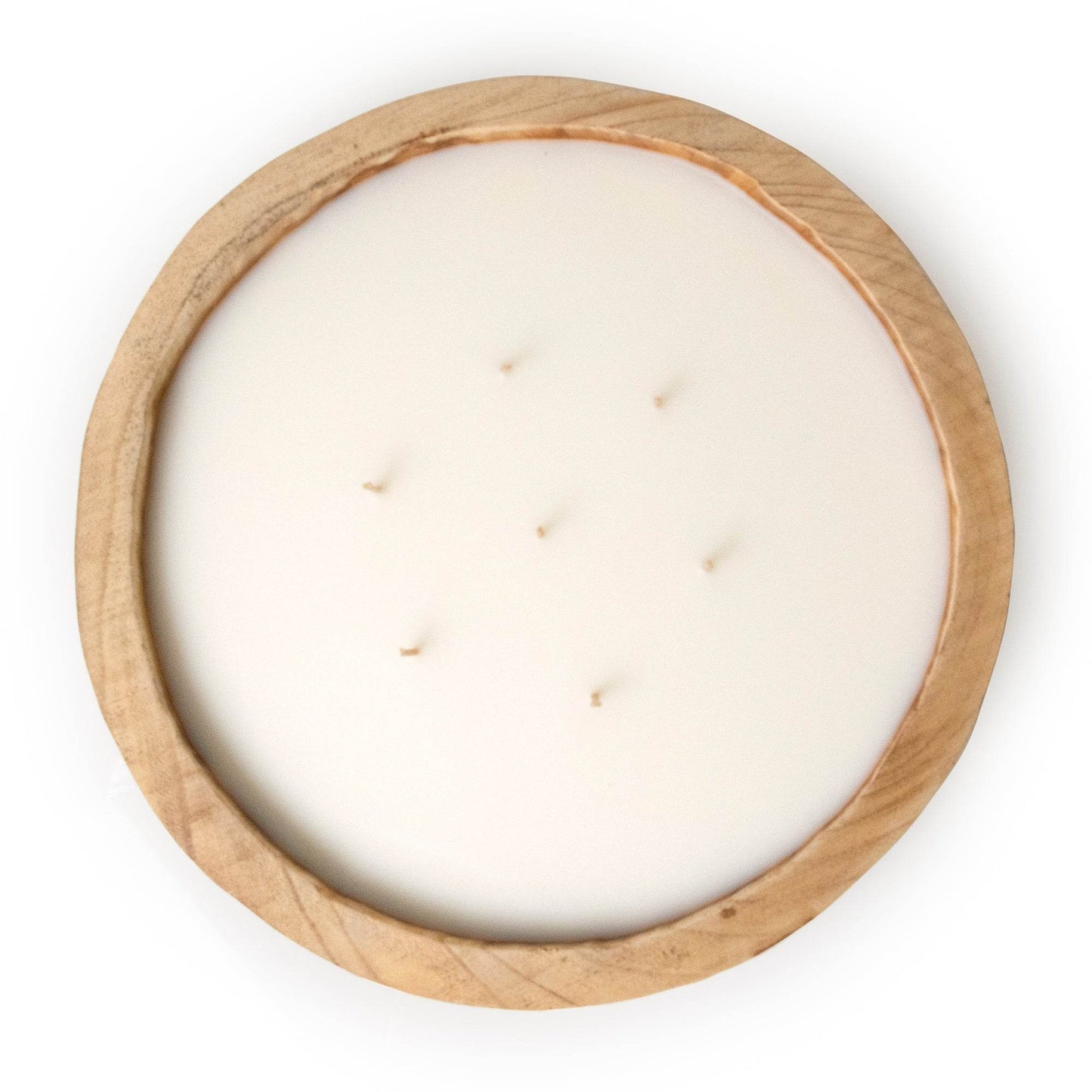 Paulownia Circular Wood Candle - My American Goods