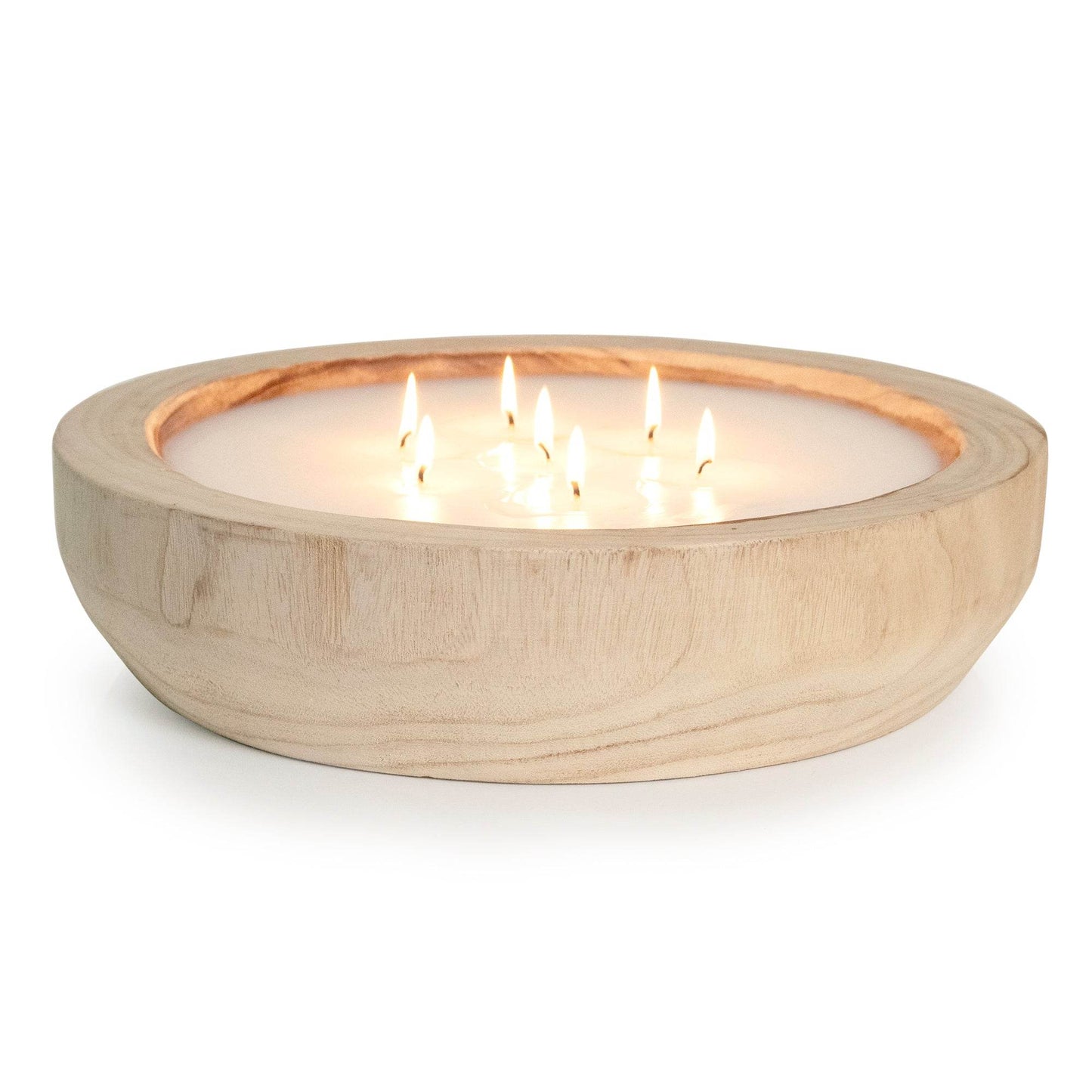 Paulownia Wood Round Candle - My American Goods