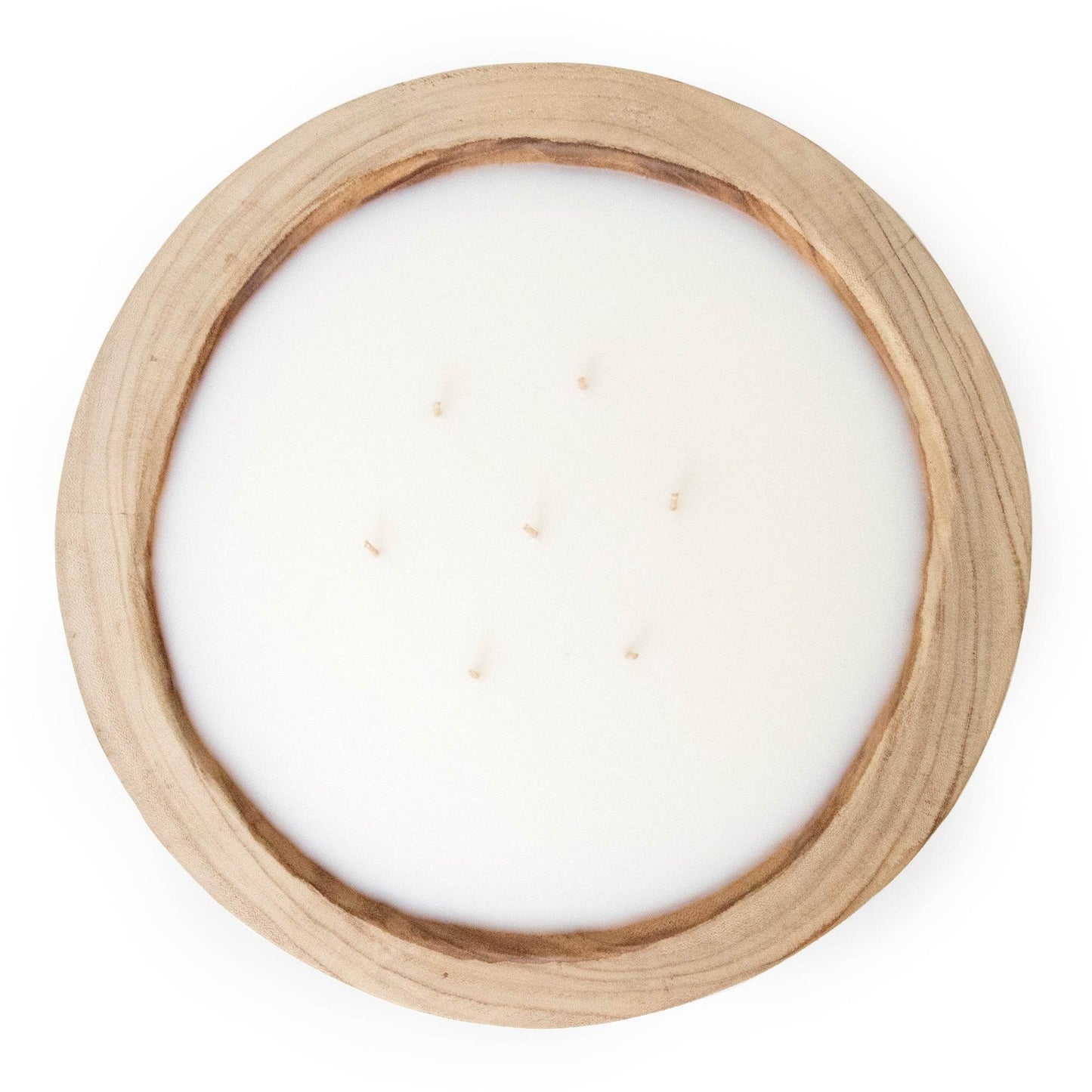 Paulownia Wood Round Candle - My American Goods