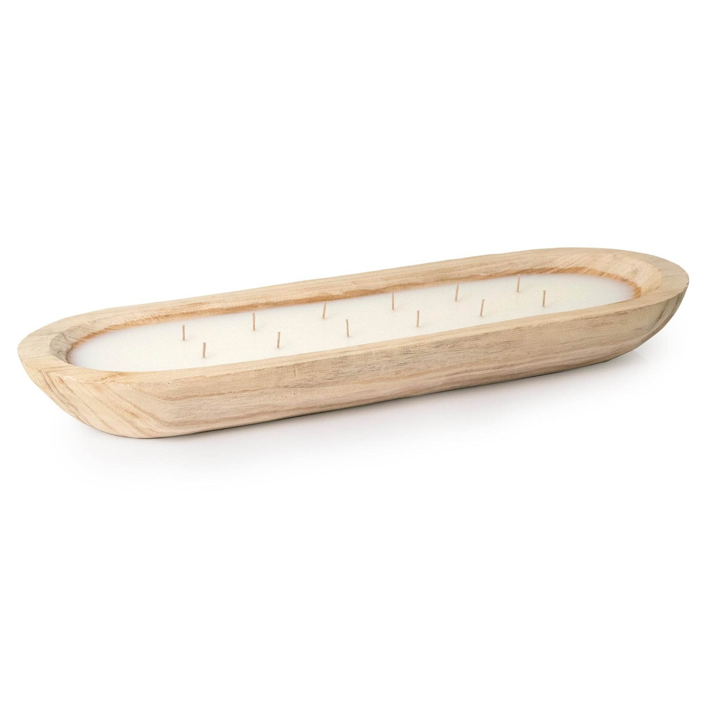 Paulownia Wood Tray Candle - My American Goods