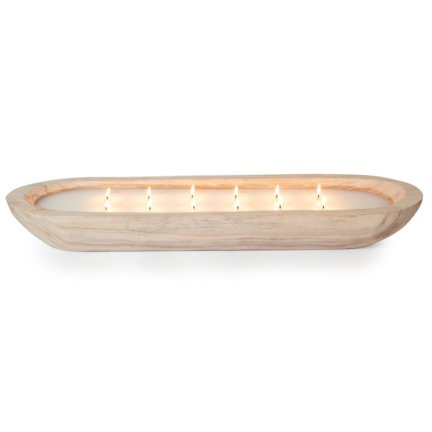 Paulownia Wood Tray Candle - My American Goods